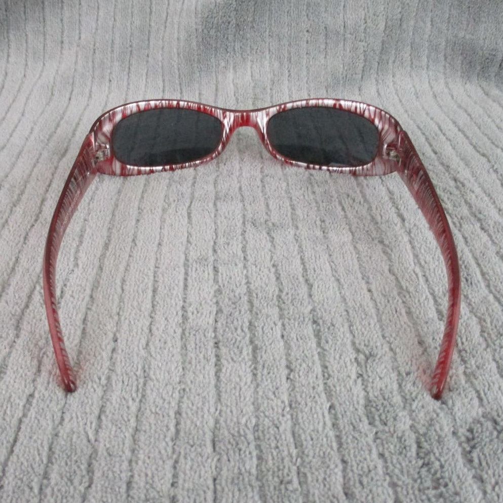 Other New Divine Eyewear Kali Red Silver Striped/Smoke Sunglasses Size ONE SIZE - 4 Thumbnail