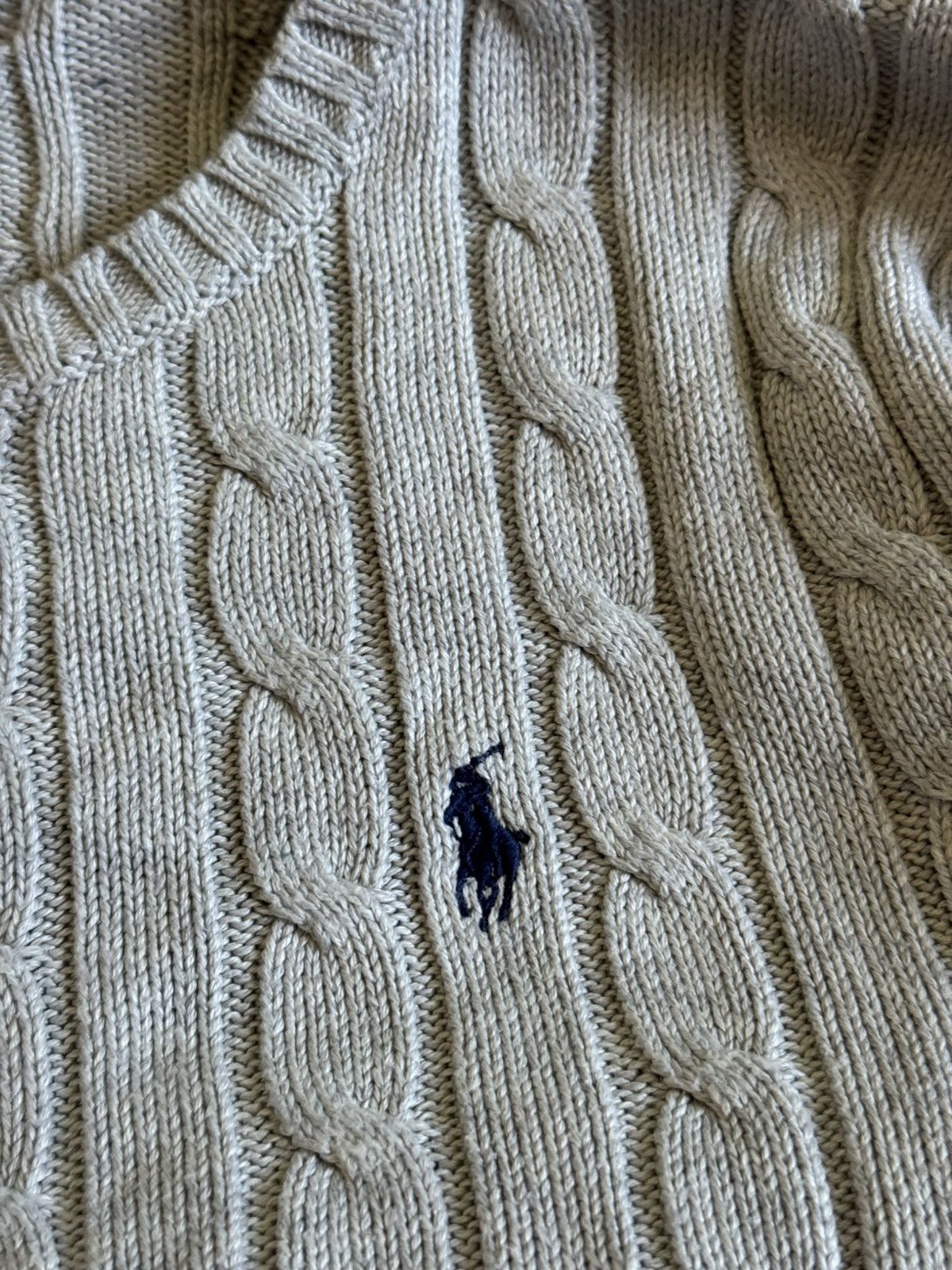 Polo Ralph Lauren Polo Ralph Lauren L/size cable knitwear sweater jumper retro Size L / US 10 / IT 46 - 4 Thumbnail