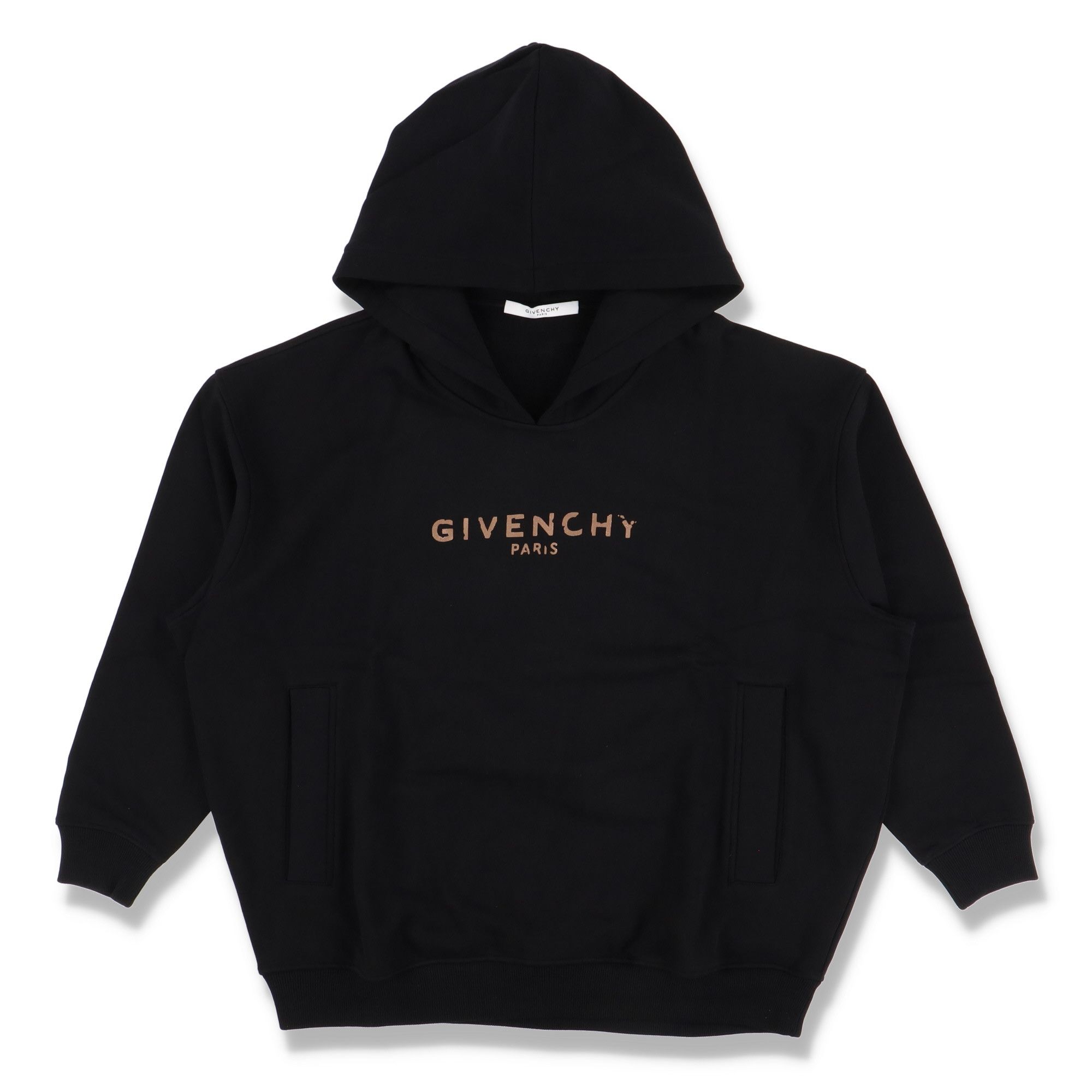 Givenchy Rose Gold Metallic Logo Oversized Hoodie Size S / US 4 / IT 40 - 2 Thumbnail