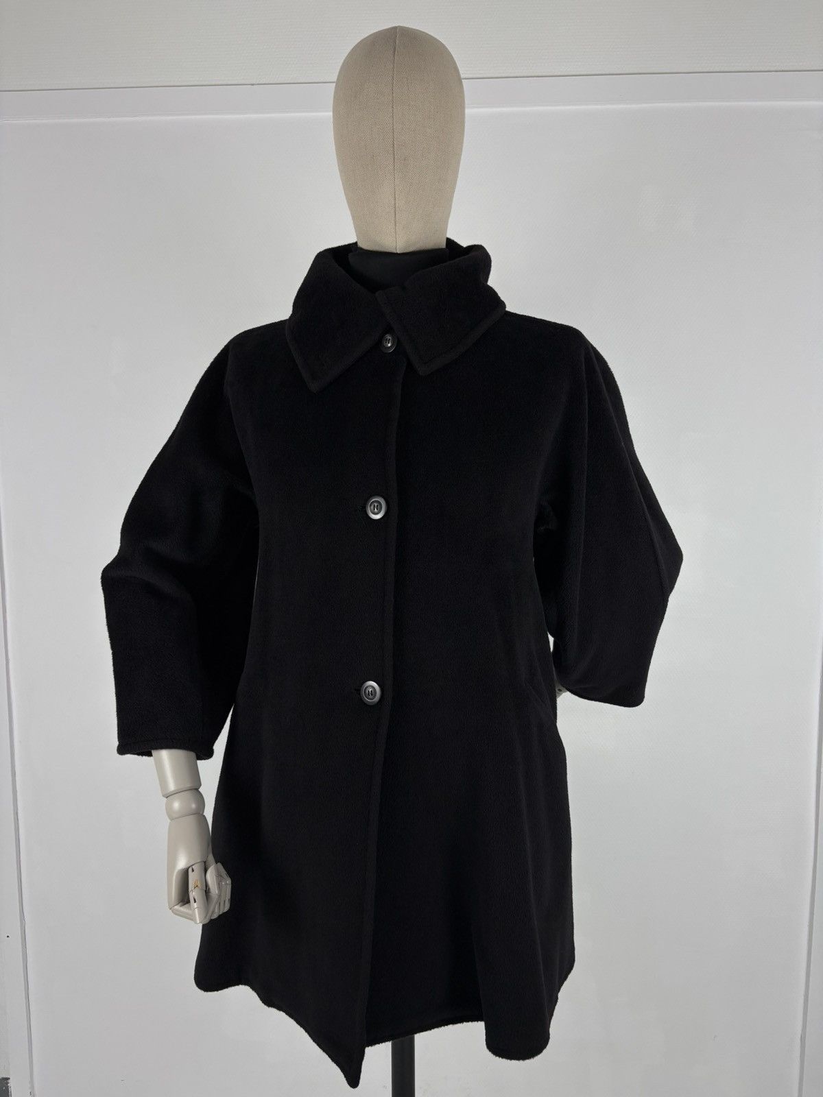 Max Mara Rare MaxMara Teddy Wool-Cashmere Oversized Beaver Long Sheepskin Coat Jacket Trench Size S / US 4 / IT 40 - 8 Thumbnail