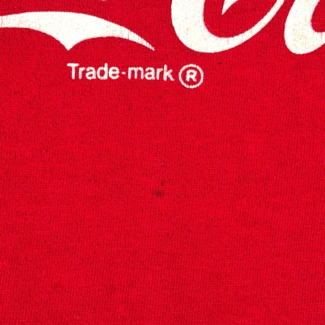 Vintage VINTAGE Coca Cola Sweater Shirt Adult M Red White Enjoy Coke Raglan USA 80s Mens Size US M / EU 48-50 / 2 - 5 Thumbnail