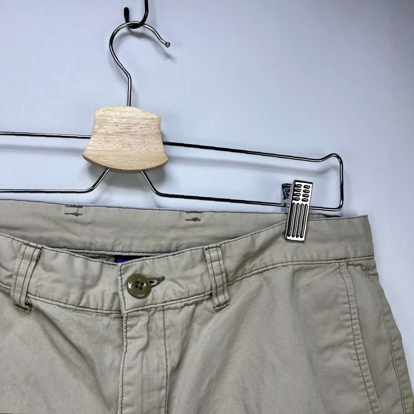 Patagonia VINTAGE Patagonia Organic Cotton Shorts Men 32 Beige Shorts Mens 32 Patagonia Cotton Casual Vintage Size US 32 / EU 48 - 6 Thumbnail