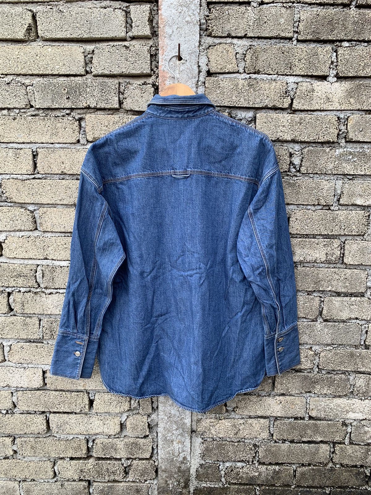 Japanese Brand 🔥Steals🔥 Macphee denim shirt button up Size L / US 10 / IT 46 - 9 Thumbnail