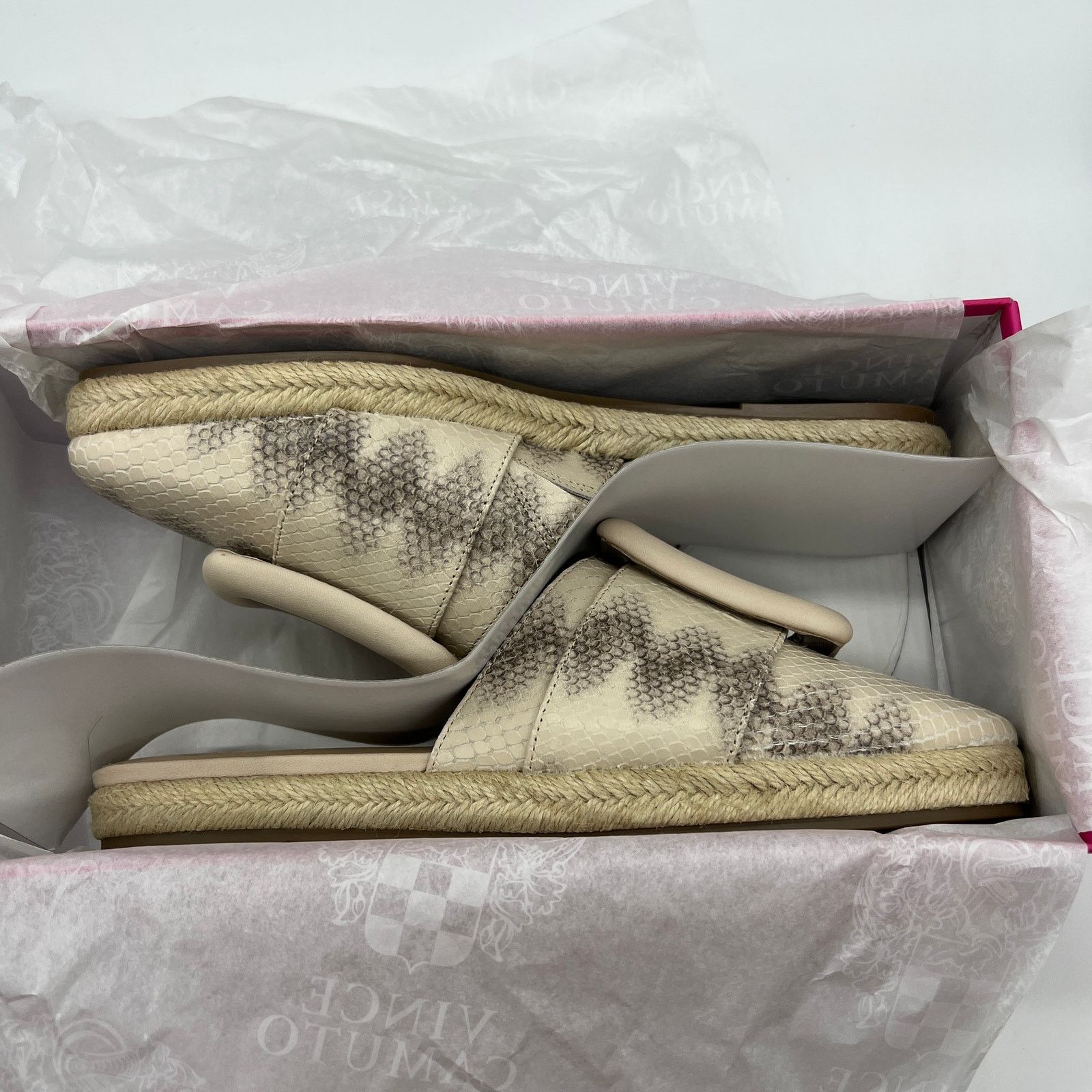 Other Vince Camuto Shoes Size 7.5 Buckle Espadrille Mules Size US 7.5 / IT 37.5 - 3 Thumbnail