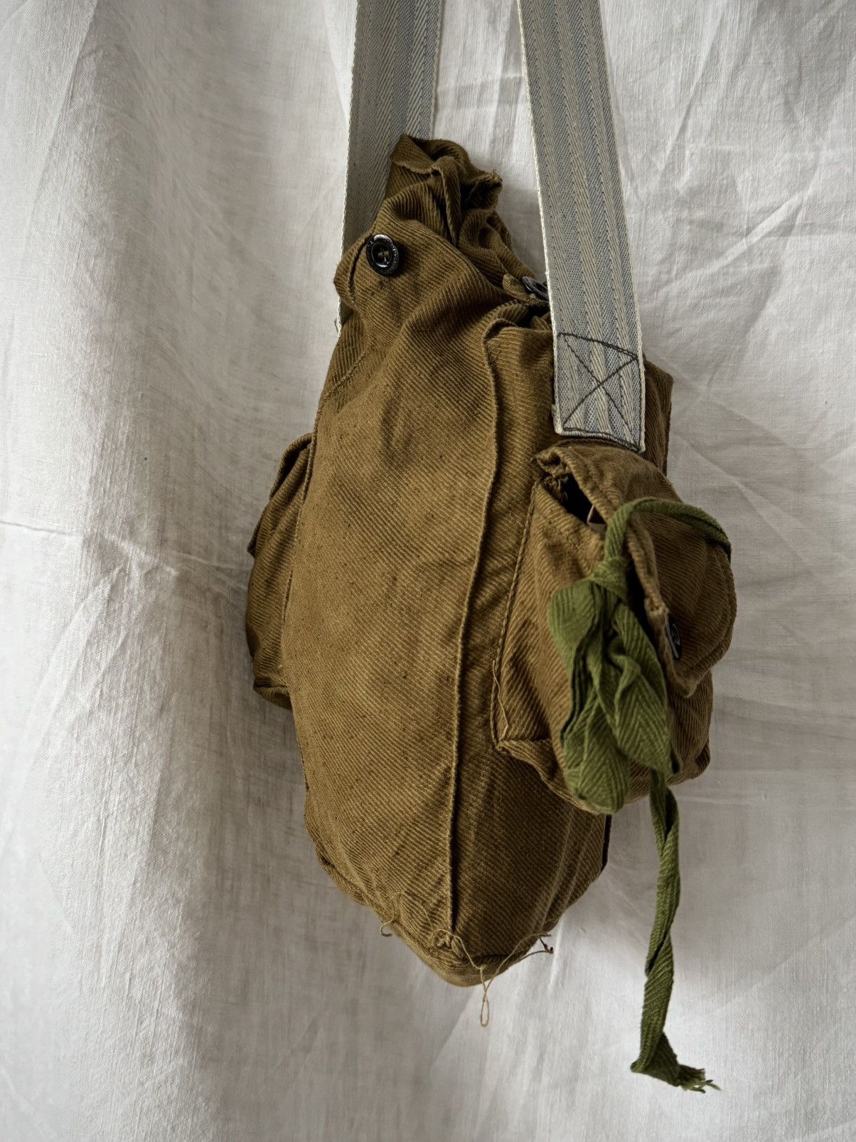 Vintage Vintage 70s Military Army Soviet Union Carrying Gas Mask Bag Size ONE SIZE - 6 Thumbnail