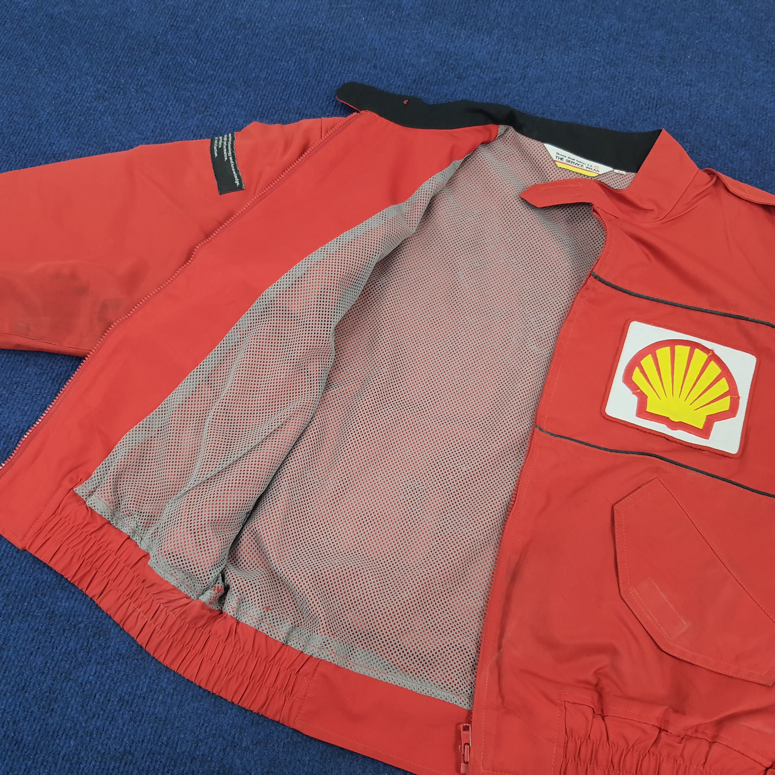 Vintage Vintage Formula Shell Service Wear Motorsports Racing Jacket Size US L / EU 52-54 / 3 - 11 Thumbnail