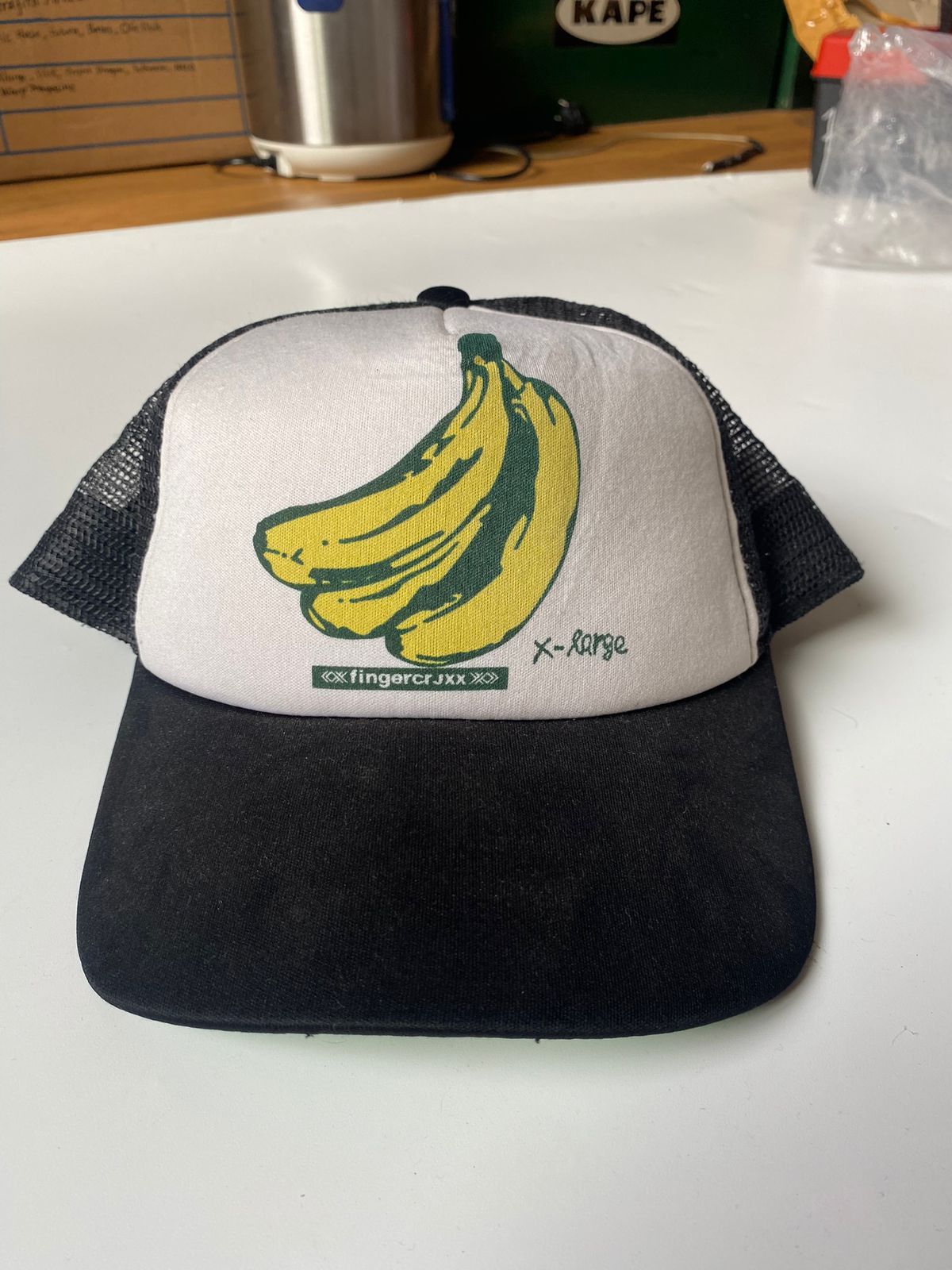 Vintage × Xlarge Trucker Hat Xlarge Fingercrjxx Size ONE SIZE - 1 Thumbnail