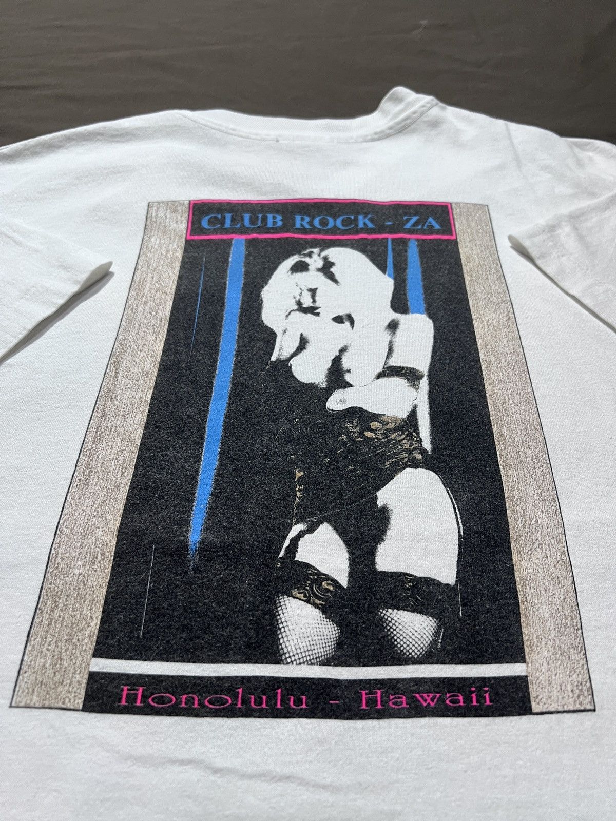 Vintage Vintage 90s Club Rock Za Club Strip Nude Pornstars Tee sexy Size US L / EU 52-54 / 3 - 5 Thumbnail