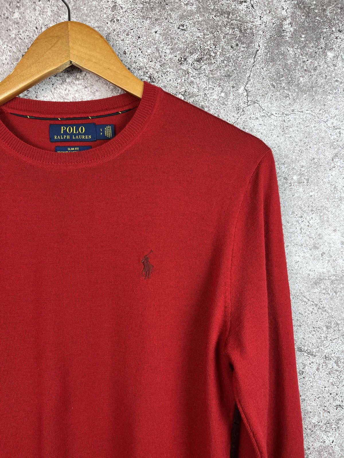 Polo Ralph Lauren Slim Fit Washable Merino Wool Sweater Size US S / EU 44-46 / 1 - 1 Thumbnail