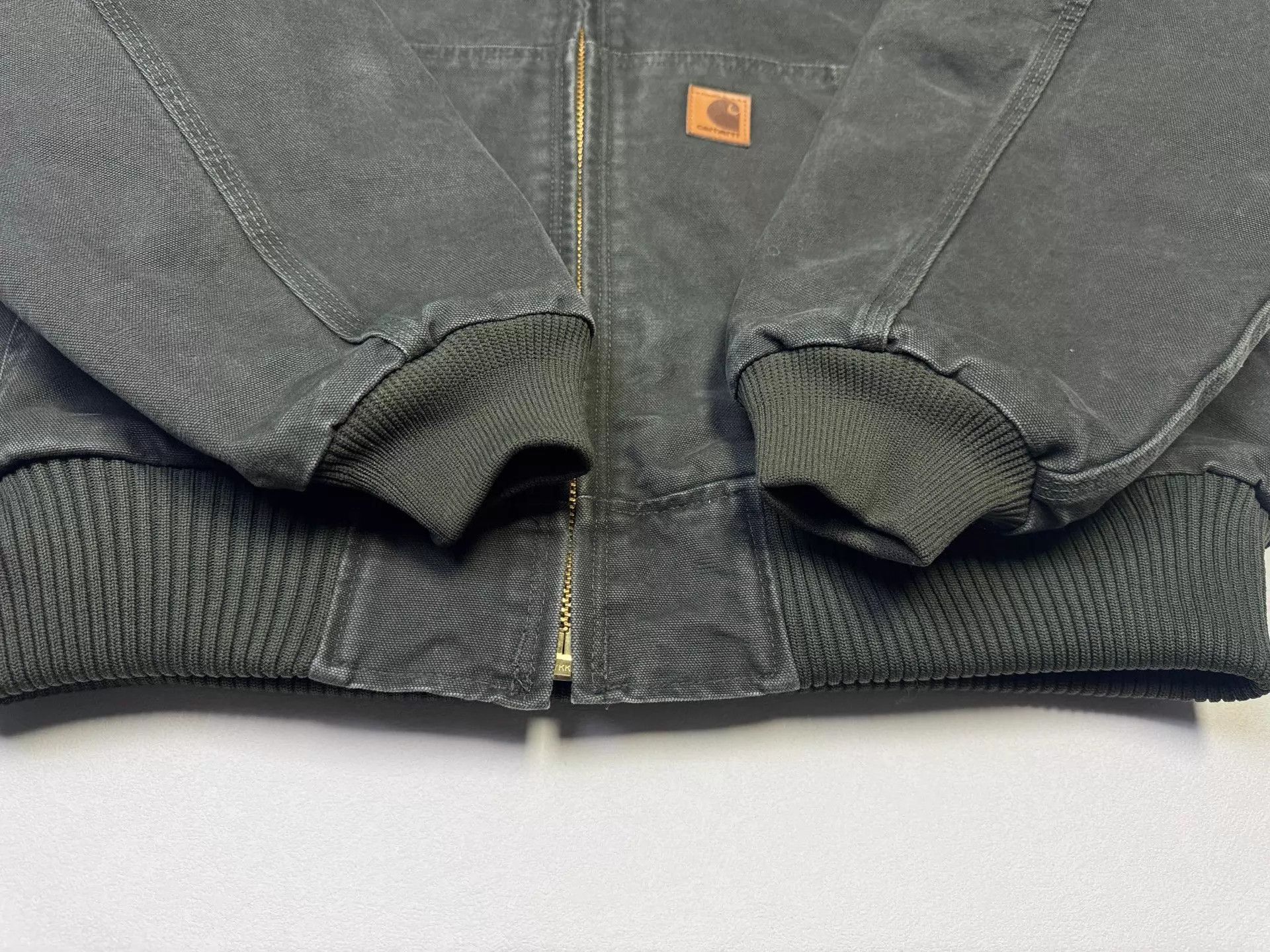 Carhartt Vintage Carhartt J130 101540 Hooded Jacket Green L Size US L / EU 52-54 / 3 - 3 Thumbnail
