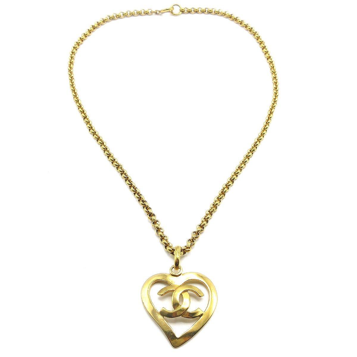 Chanel Chanel CC Heart Pendant Metal Size ONE SIZE - 1 Thumbnail