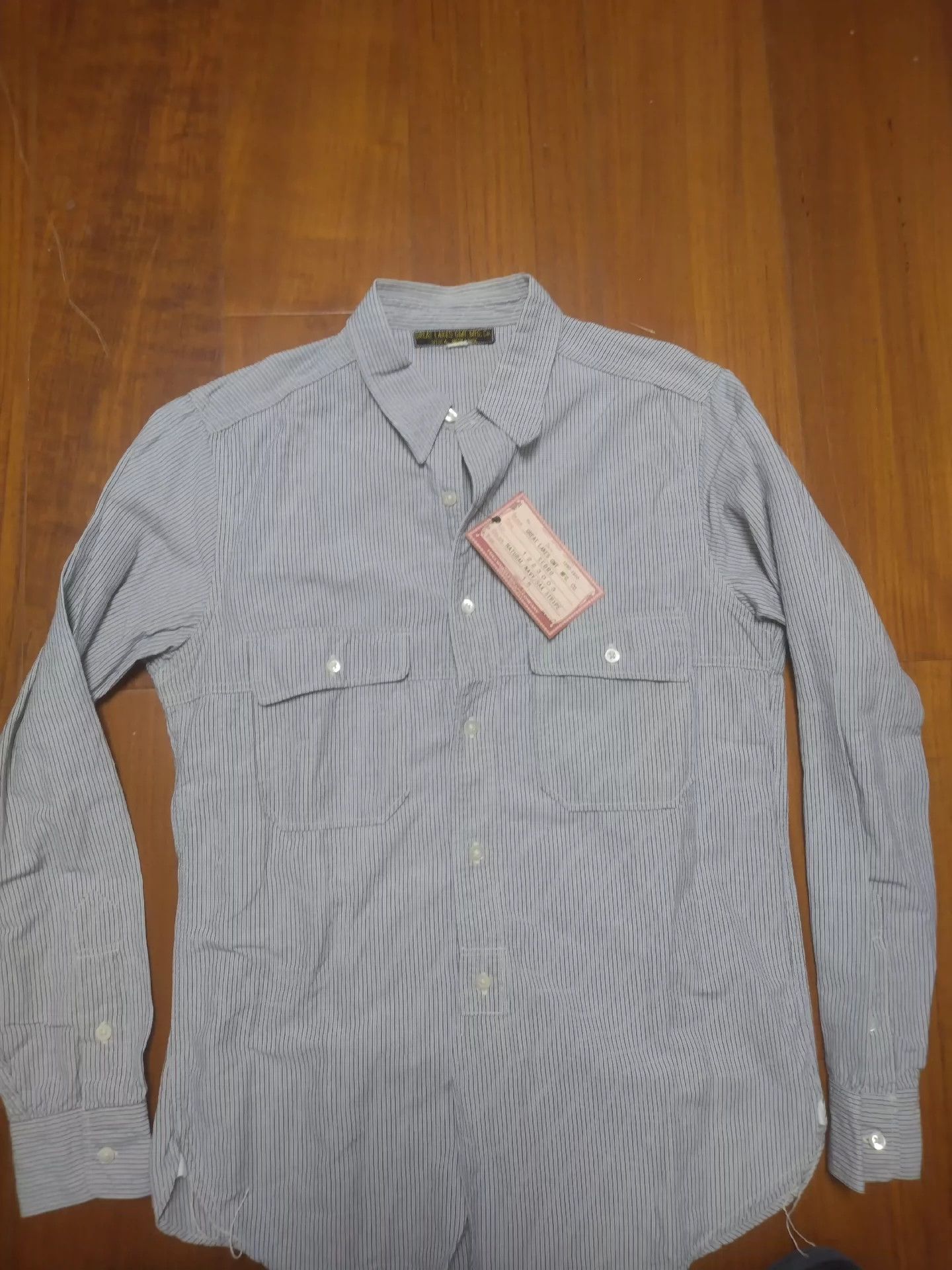 Freewheelers Freewheelers Striped shirt Size US M / EU 48-50 / 2 - 1 Thumbnail