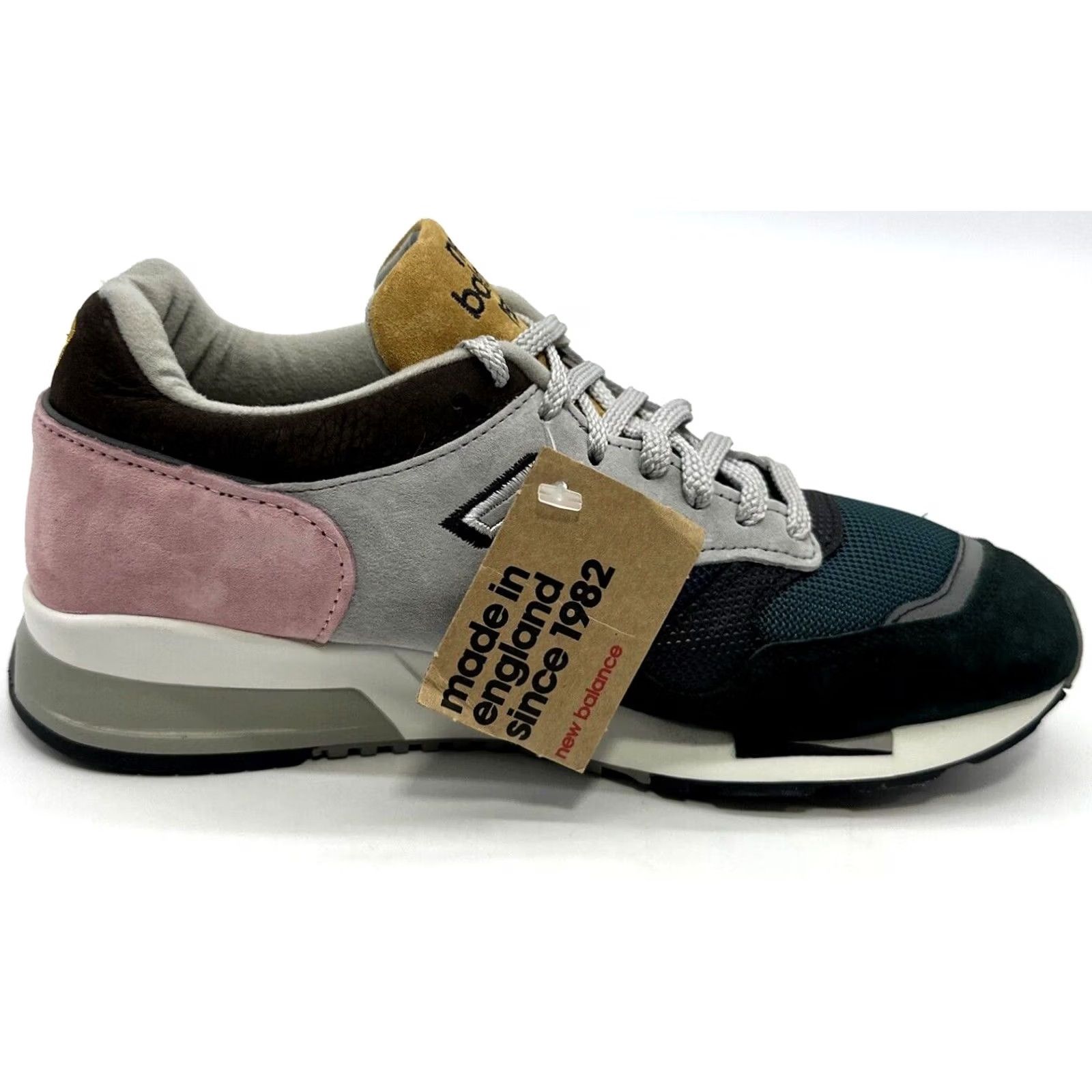 New Balance New Balance 1500 Sneaker Made in England Mens Size 7 D Gray Teal Pink Multicolor NB 1500 Shoe Shoes Mens Size US 7 / EU 40 - 6 Thumbnail