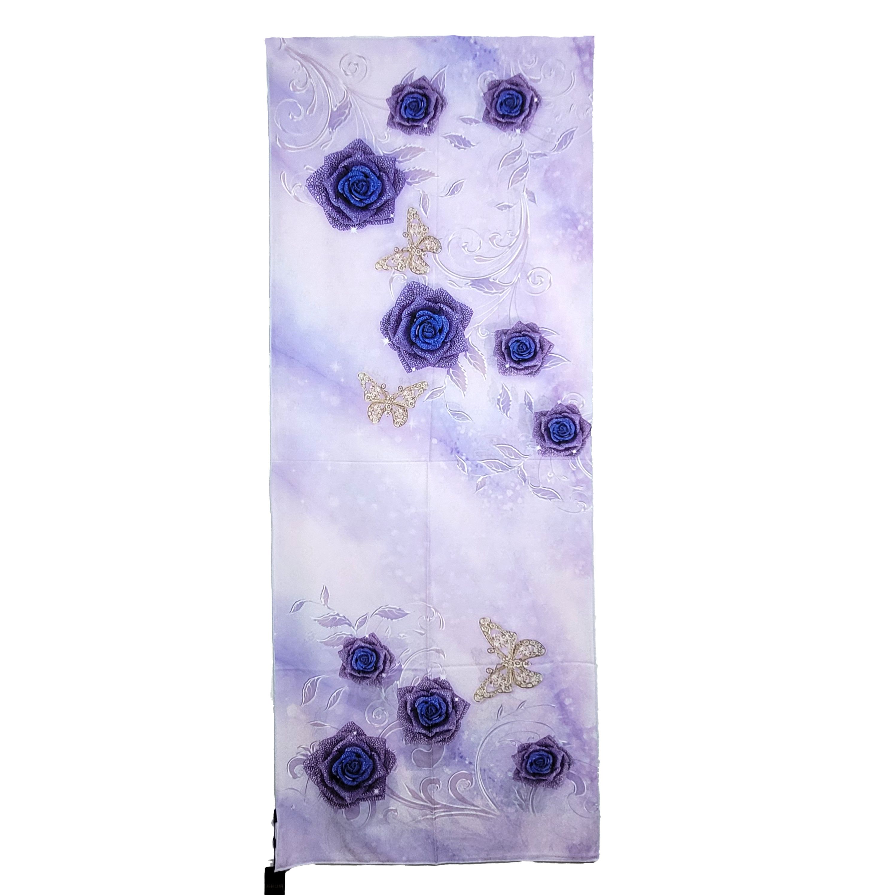Other Double-Sided Silk Scarf 27"x70" Long Rectangle 3322 Size ONE SIZE - 6 Thumbnail
