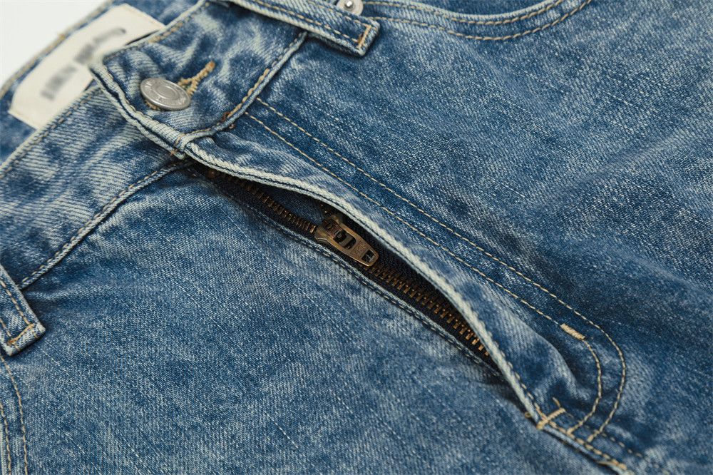 Jean Men's vintage gradient washed distressed scimitar jeans Size US 32 / EU 48 - 4 Thumbnail