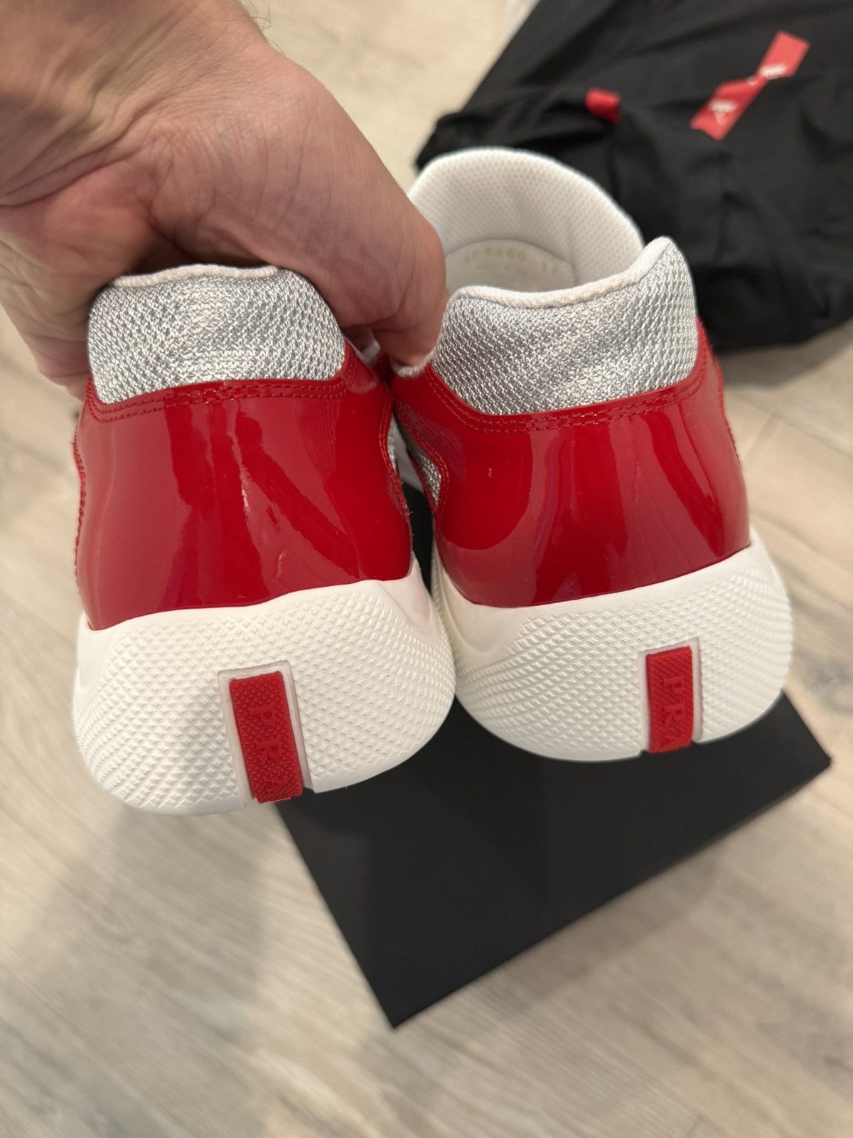 Prada Prada Americas Cup Red Size 11 - worn 1 time Size US 11 / EU 44 - 8 Thumbnail