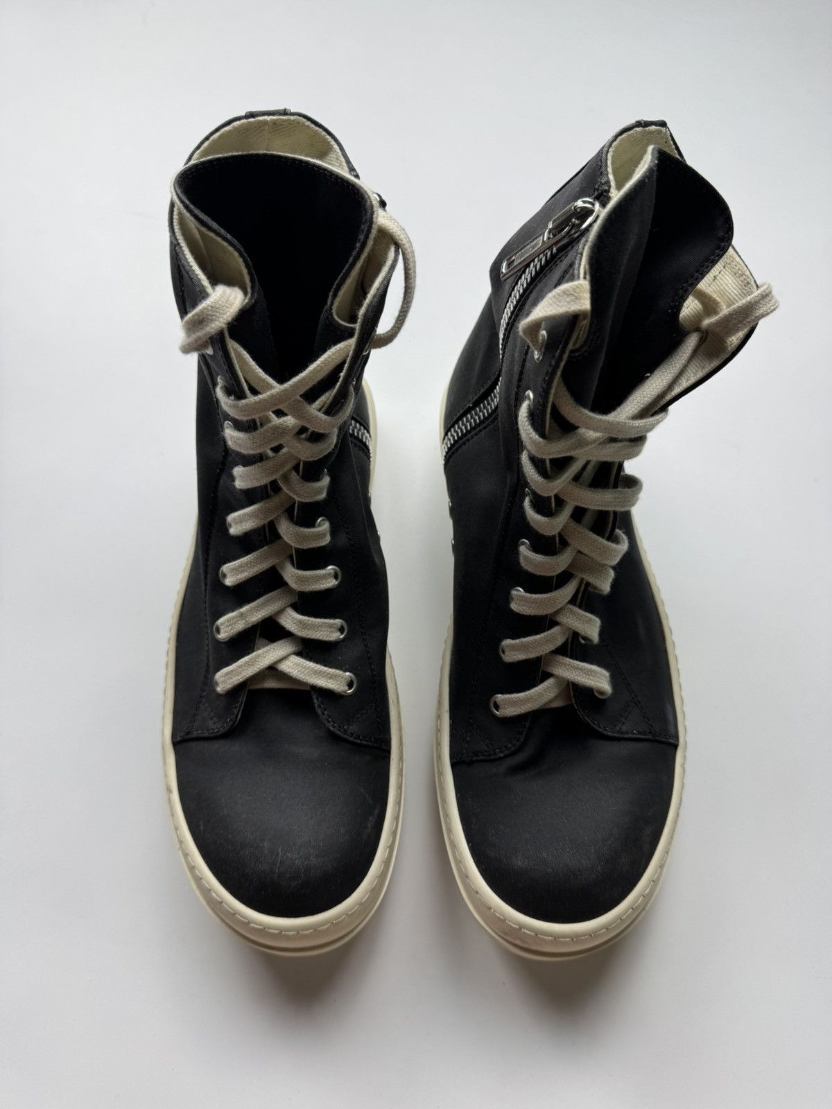 Rick Owens Drkshdw Rick Owens Drkshdw Vegan Ramones Size US 7 / EU 40 - 15 Thumbnail