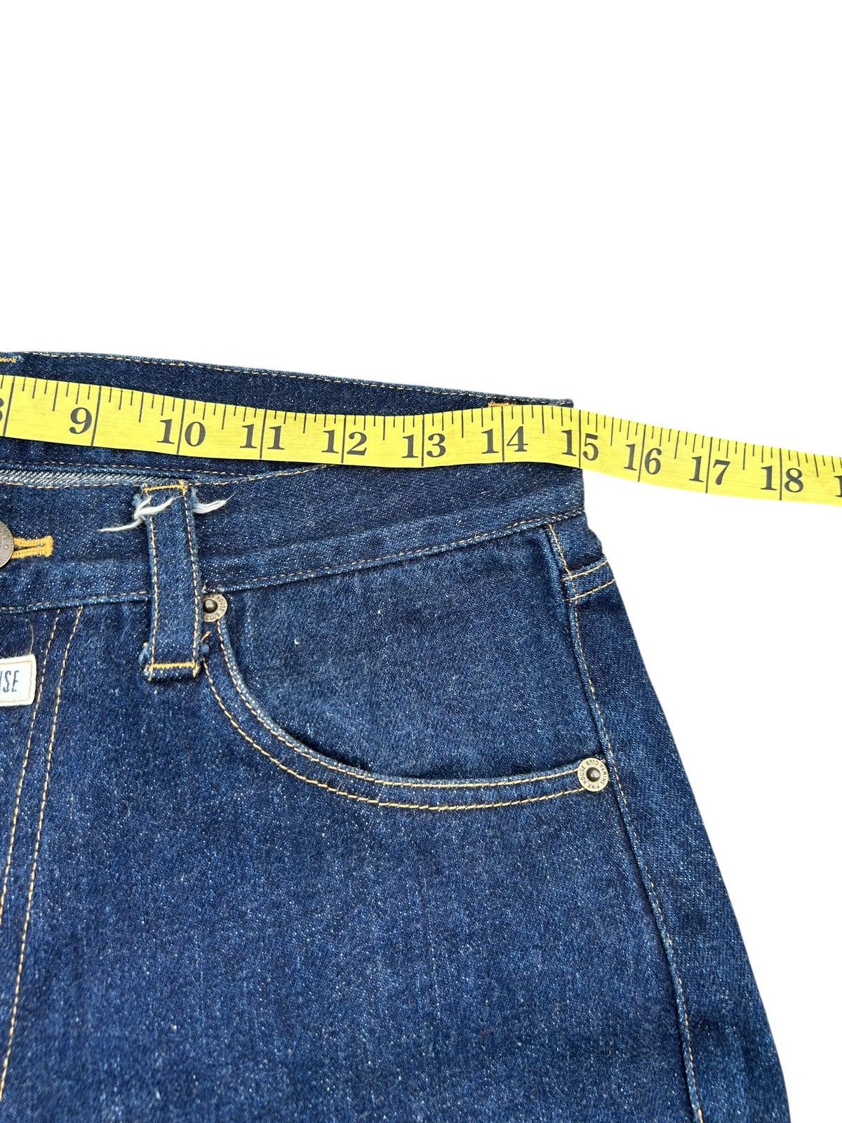 Kapital Japanese Brand Pink House Selvedge Denim Jeans Size US 30 / EU 46 - 15 Thumbnail