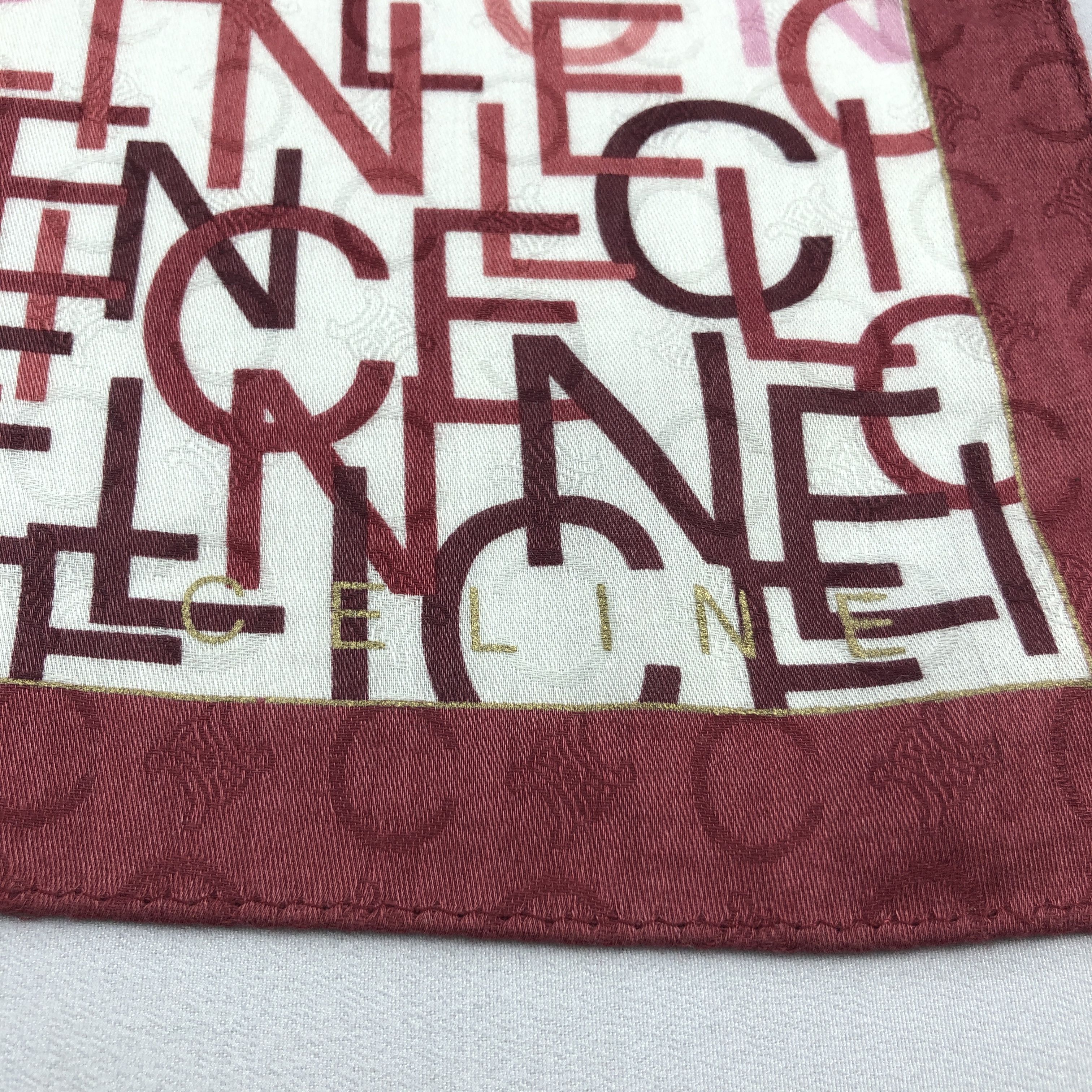 Celine Celine Handkerchief Neckerchief Bandana H3118 Size ONE SIZE - 3 Thumbnail