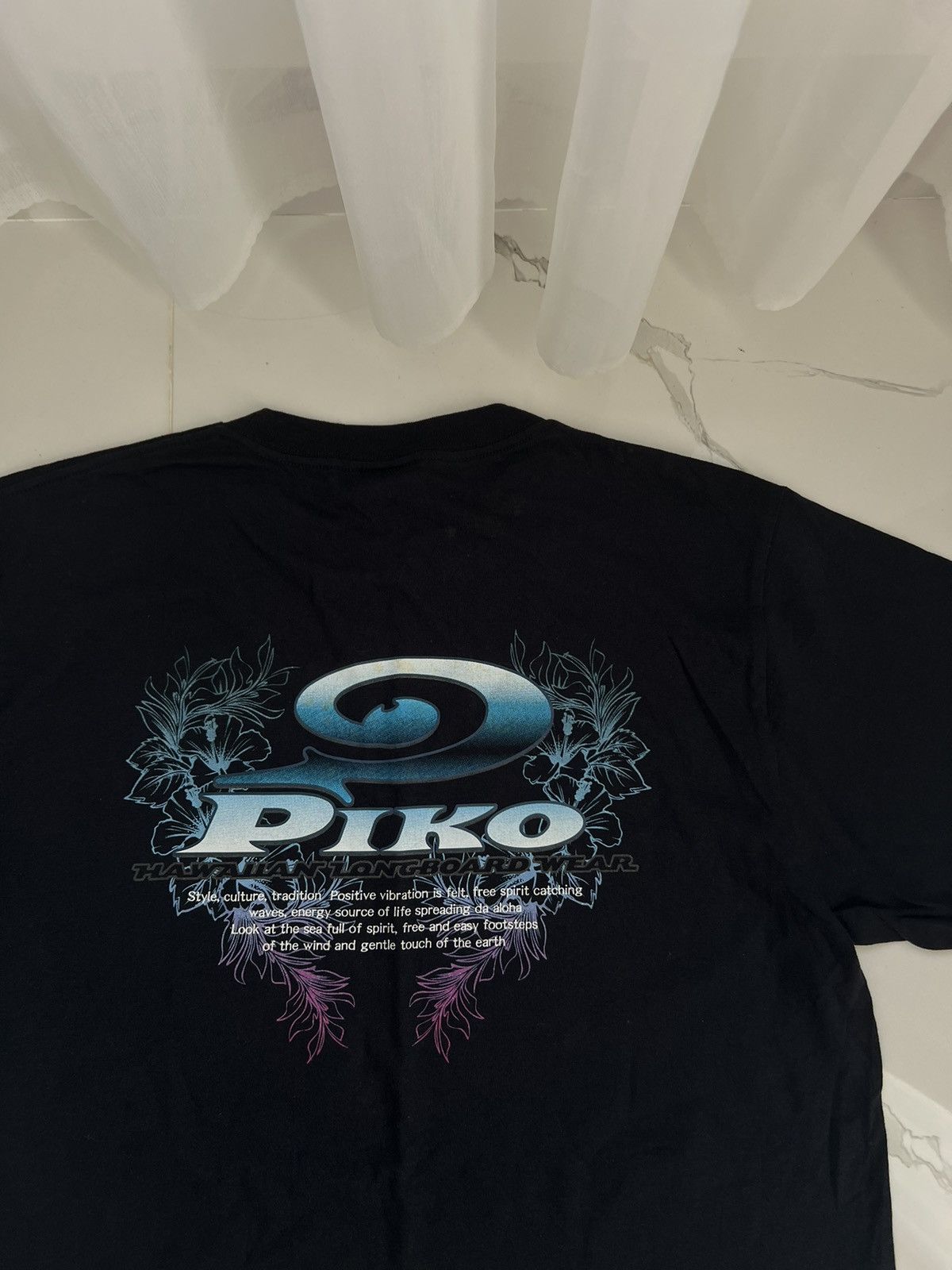 Japanese Brand × Vintage 90's PIKO HAWAIIAN LONGBOARD WEAR SURF Y2K RARE RETRO TEE Size US M / EU 48-50 / 2 - 3 Thumbnail