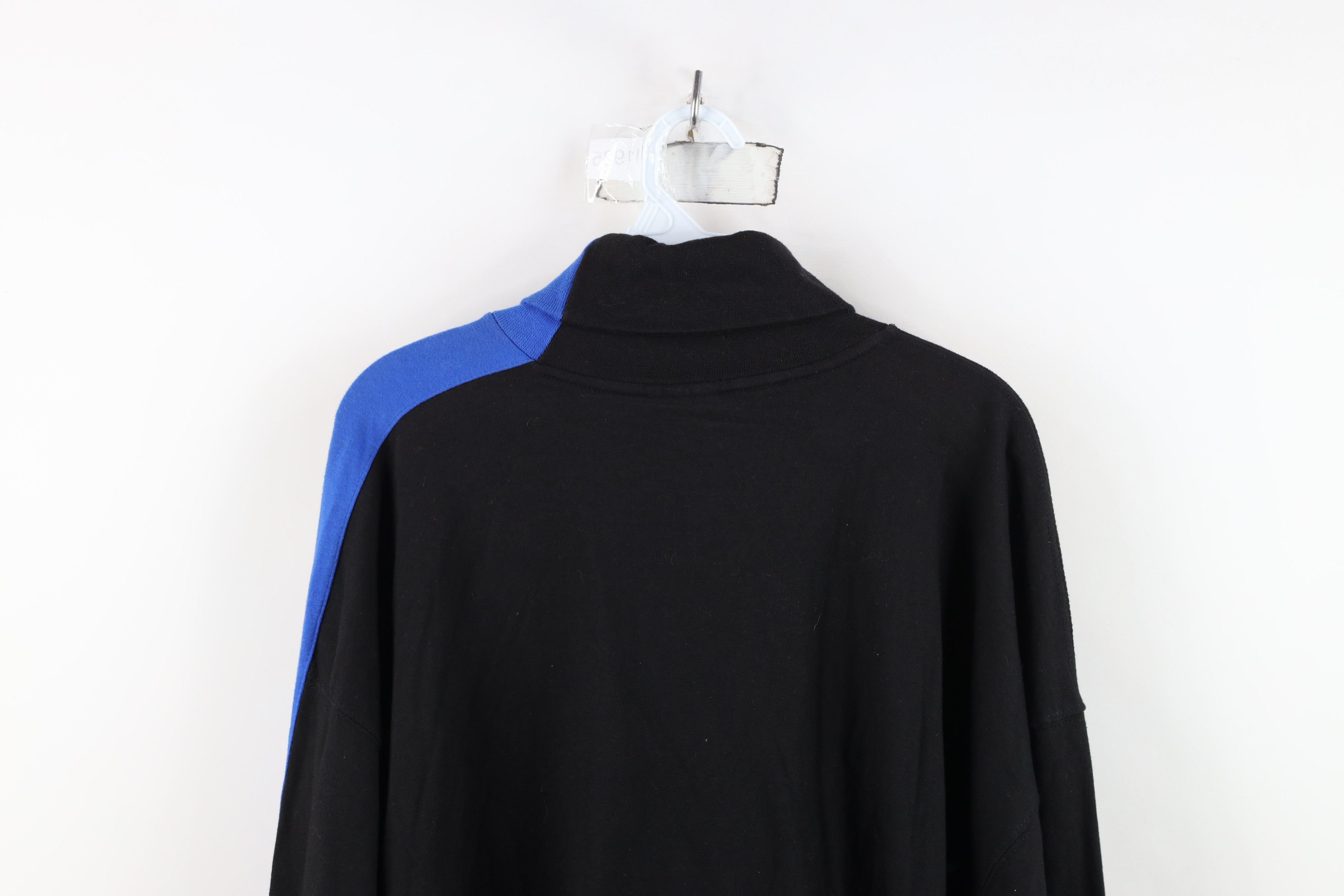 Fubu Vintage 90s FUBU Snowflake Fit Turtleneck T-Shirt Black Size US XXL / EU 58 / 5 - 13 Thumbnail