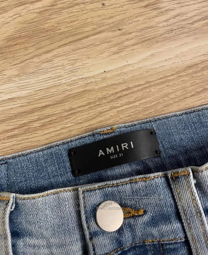 Amiri Amiri Classic Patchwork Denim Jeans, Size 31 Size US 31 - 2 Thumbnail