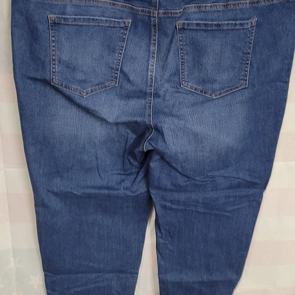 L.E.I. Lei Pull On Straight Leg Mid- Rise Comfort Stretch 2XL Juni Size 42" / US 20 - 4 Thumbnail
