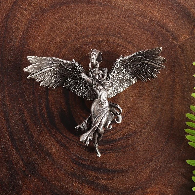 Jewelry Sexy Goddess Angel Pendant Necklace Size ONE SIZE - 4 Thumbnail