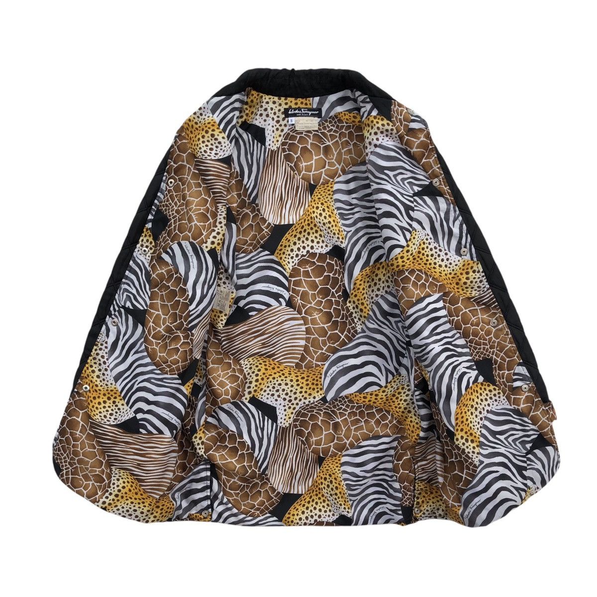 Salvatore Ferragamo Salvatore Ferragamo Multicolour Printed Quilted Jacket Size S / US 4 / IT 40 - 11 Thumbnail