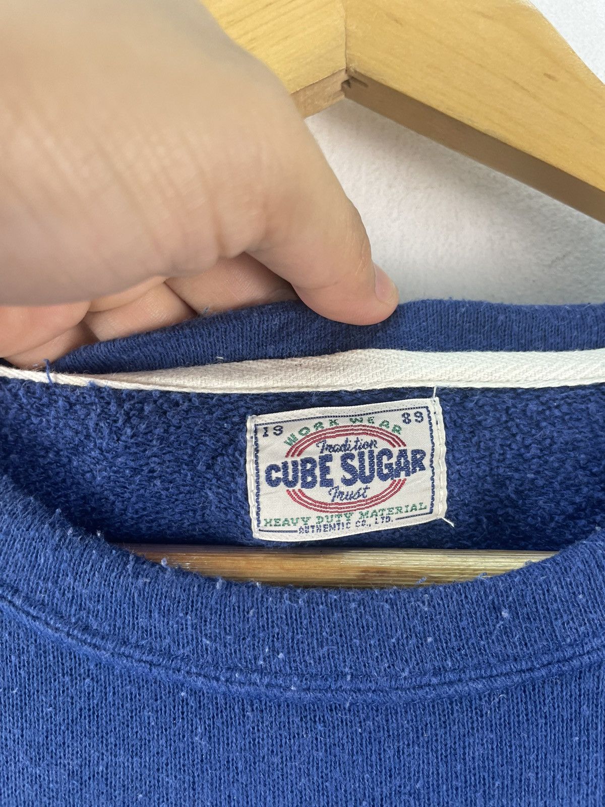 Japanese Brand Vintage Cube Sugar Sweatshirt Workwear Military Size US M / EU 48-50 / 2 - 2 Thumbnail