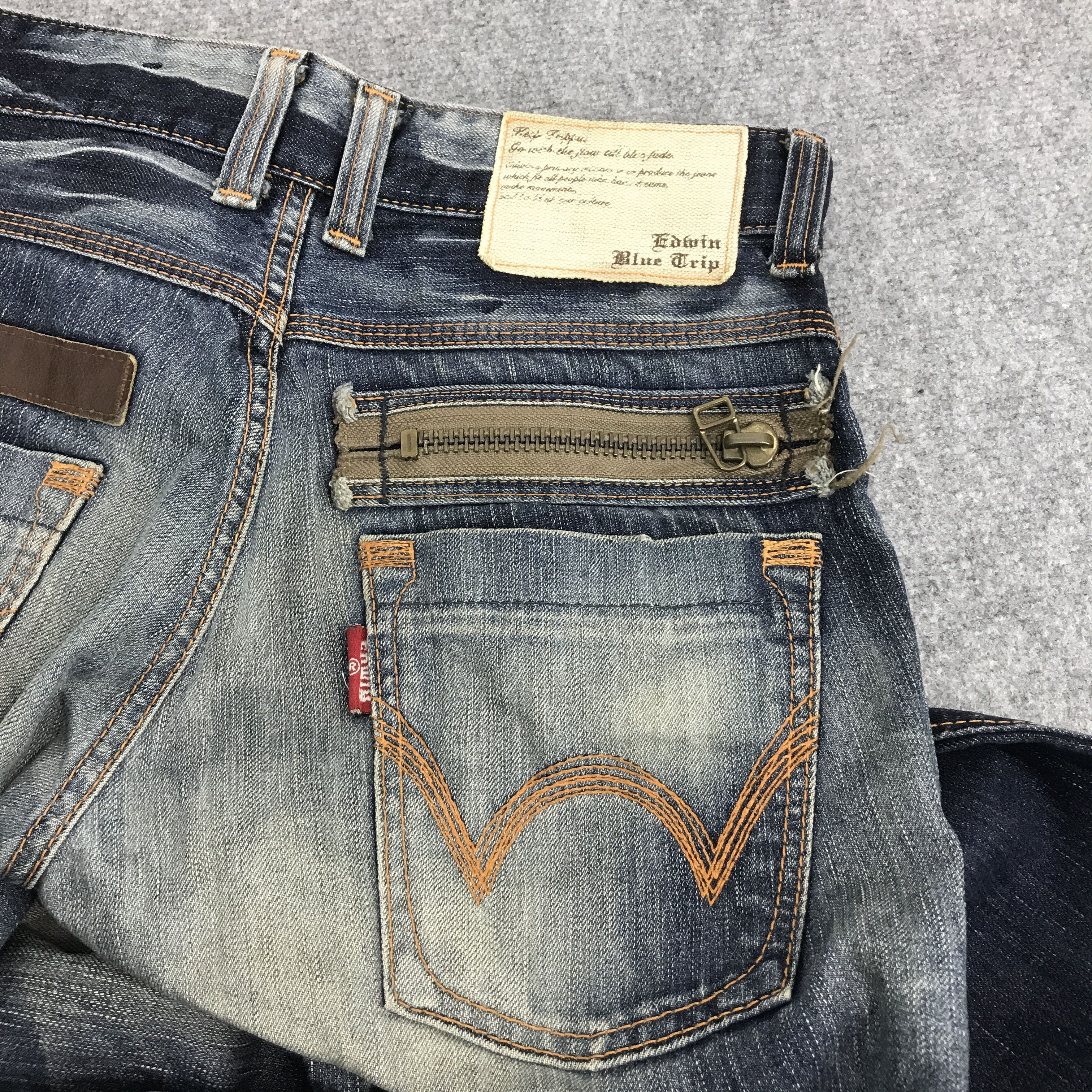 Japanese Brand edwin japan light denim jeans pants Size US 28 / EU 44 - 8 Thumbnail
