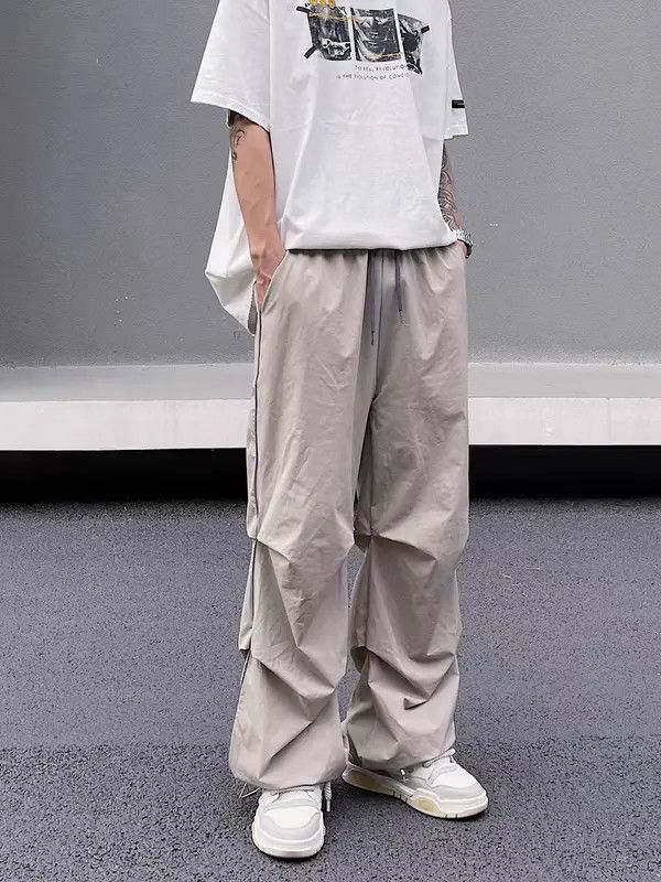 VIBE Gray High Street Vintage Loose Casual Pants Size US 29 - 1 Thumbnail