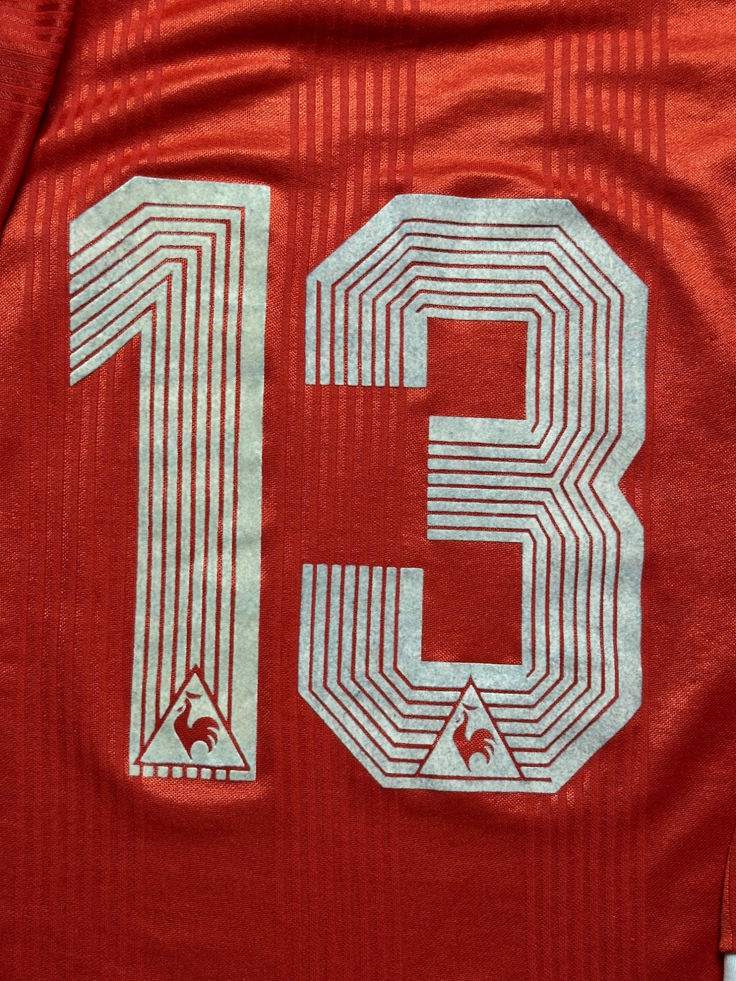 Le Coq Sportif Vintage Le Coq Sportif Coop Red Long Sleeve Soccer Jersey L Size US L / EU 52-54 / 3 - 13 Thumbnail