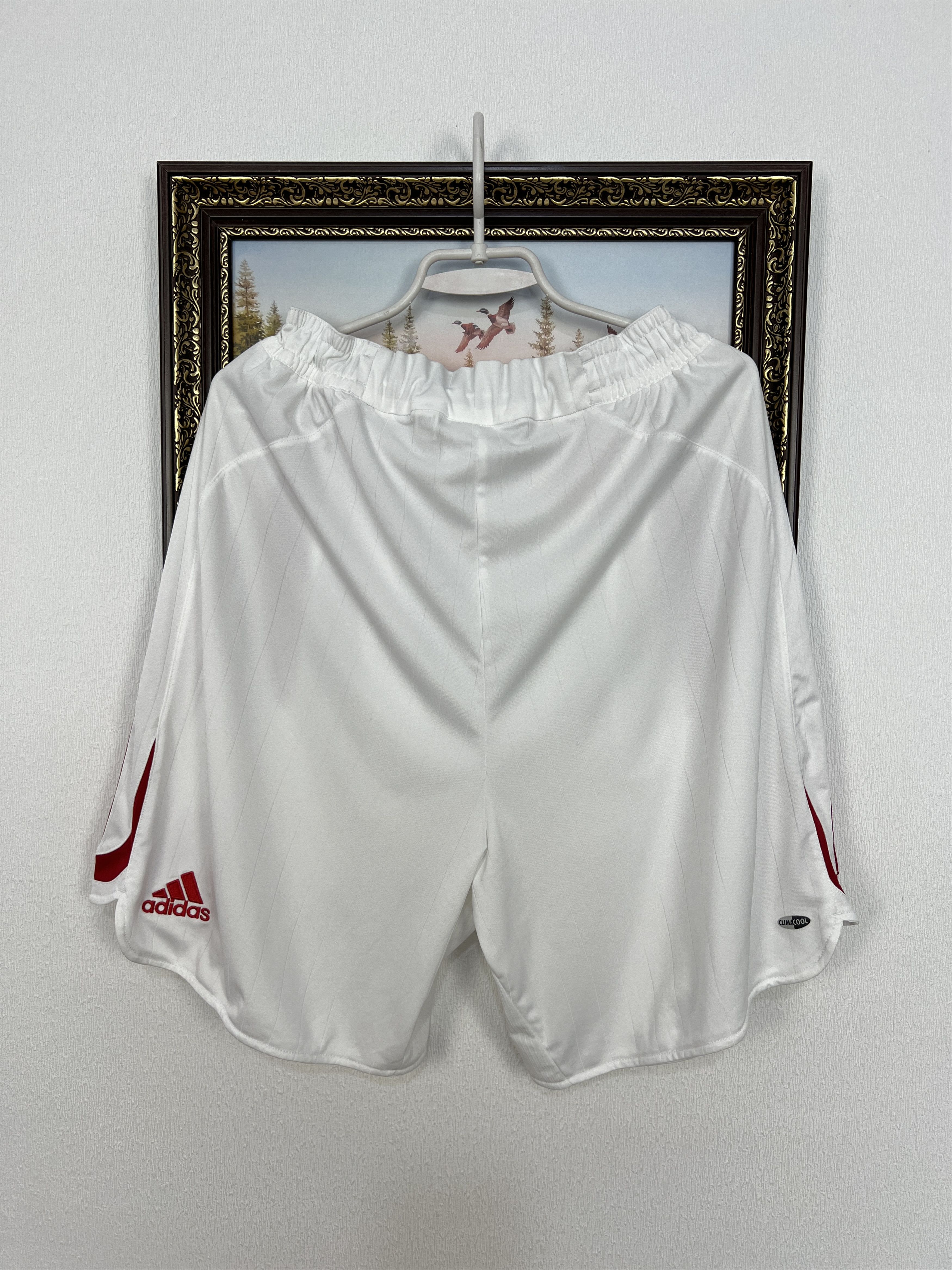 Adidas Vintage Adidas Denmark White Football Shorts Soccer 2XL Size US 38 / EU 54 - 11 Thumbnail