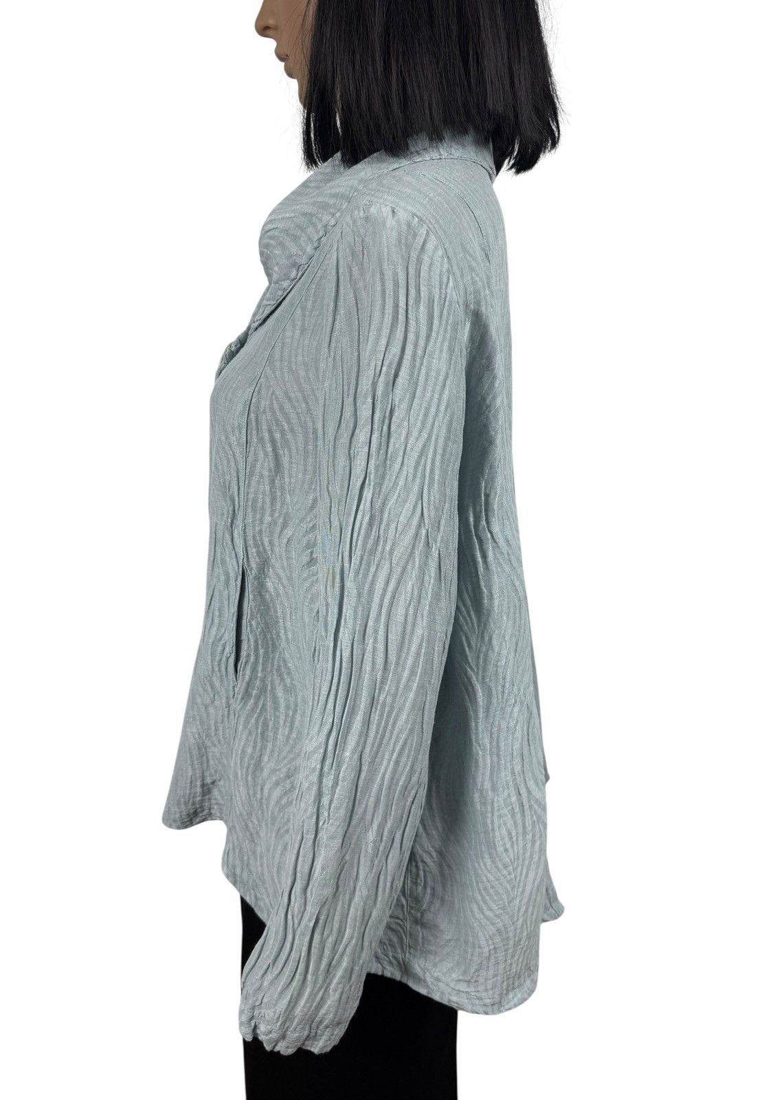 Other Grizas Pleated Lightweight Jacket Silk Linen size L Size L / US 10 / IT 46 - 6 Thumbnail