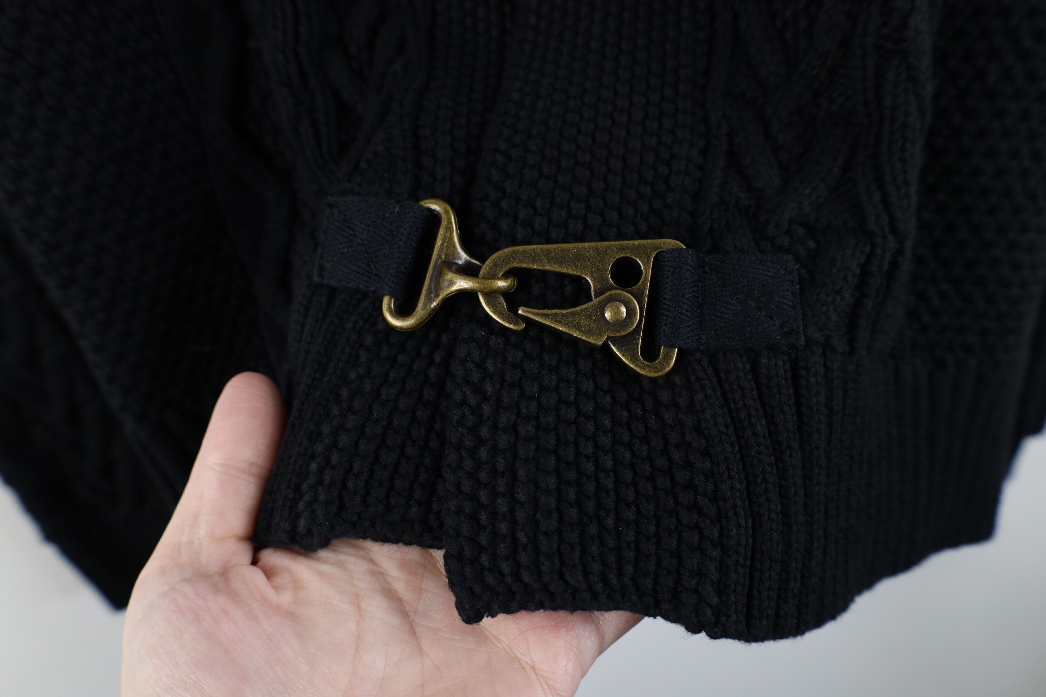 Ralph Lauren × Vintage Vintage 90s Ralph Lauren Cable Knit Cardigan Sweater Size L / US 10 / IT 46 - 4 Thumbnail