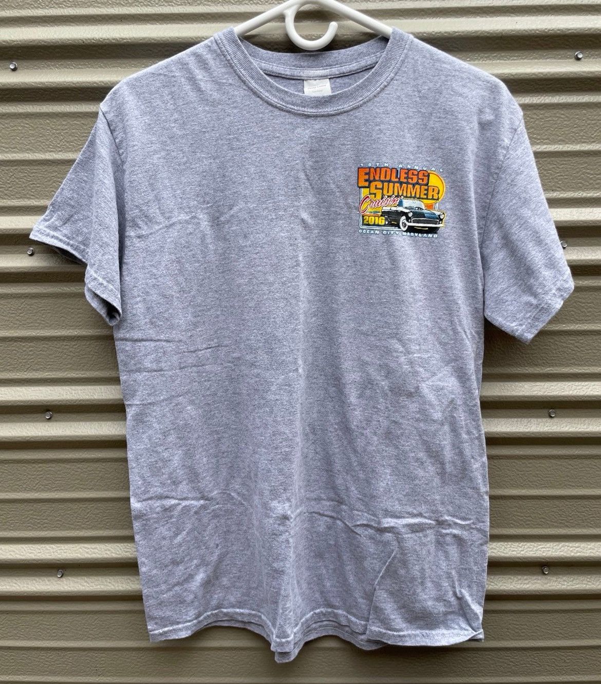 Gildan Endless Summer Cruisin’ 2016 T-Shirt Ocean City Maryland Size US M / EU 48-50 / 2 - 7 Thumbnail