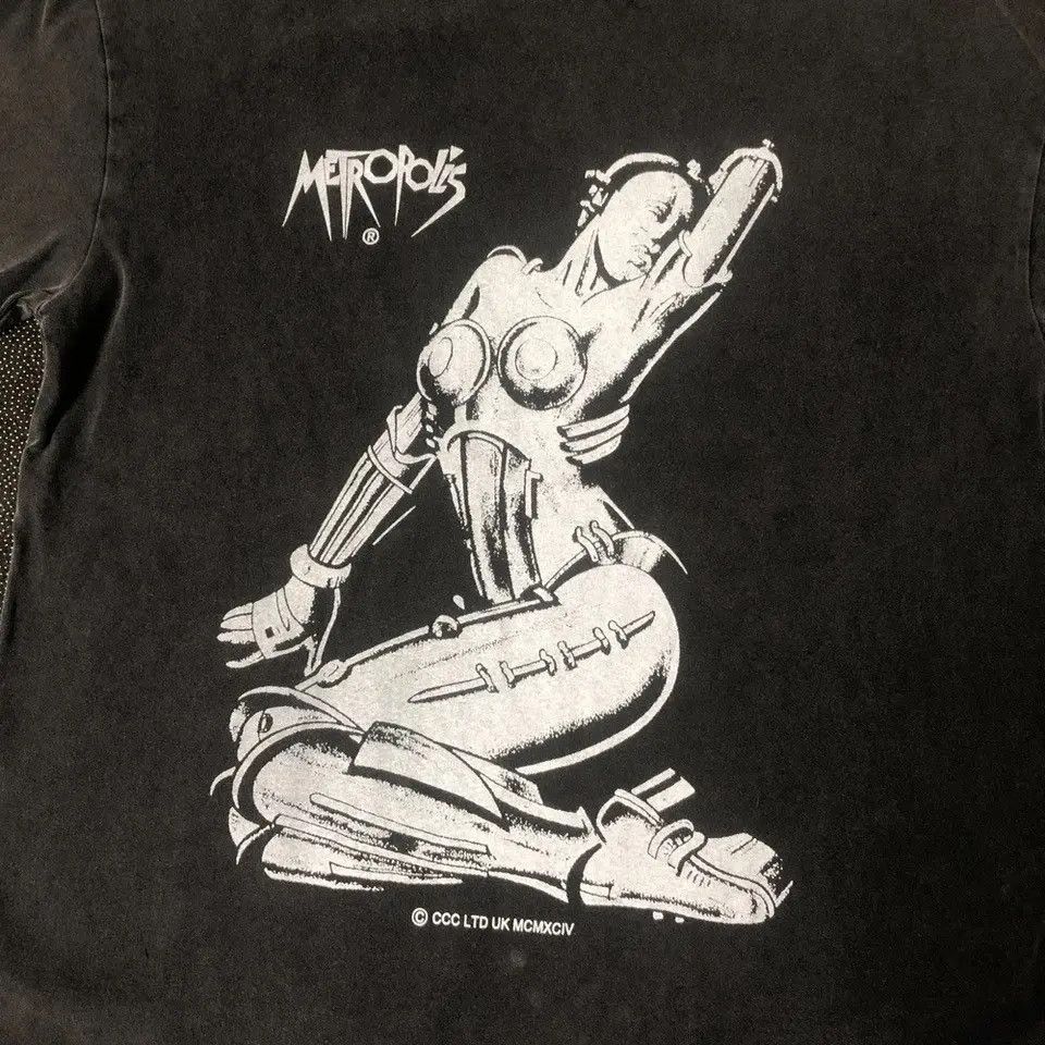 Japanese Brand × Vintage Robot MetroPolis Printed Vintage T Shirt Size US XL / EU 56 / 4 - 5 Thumbnail
