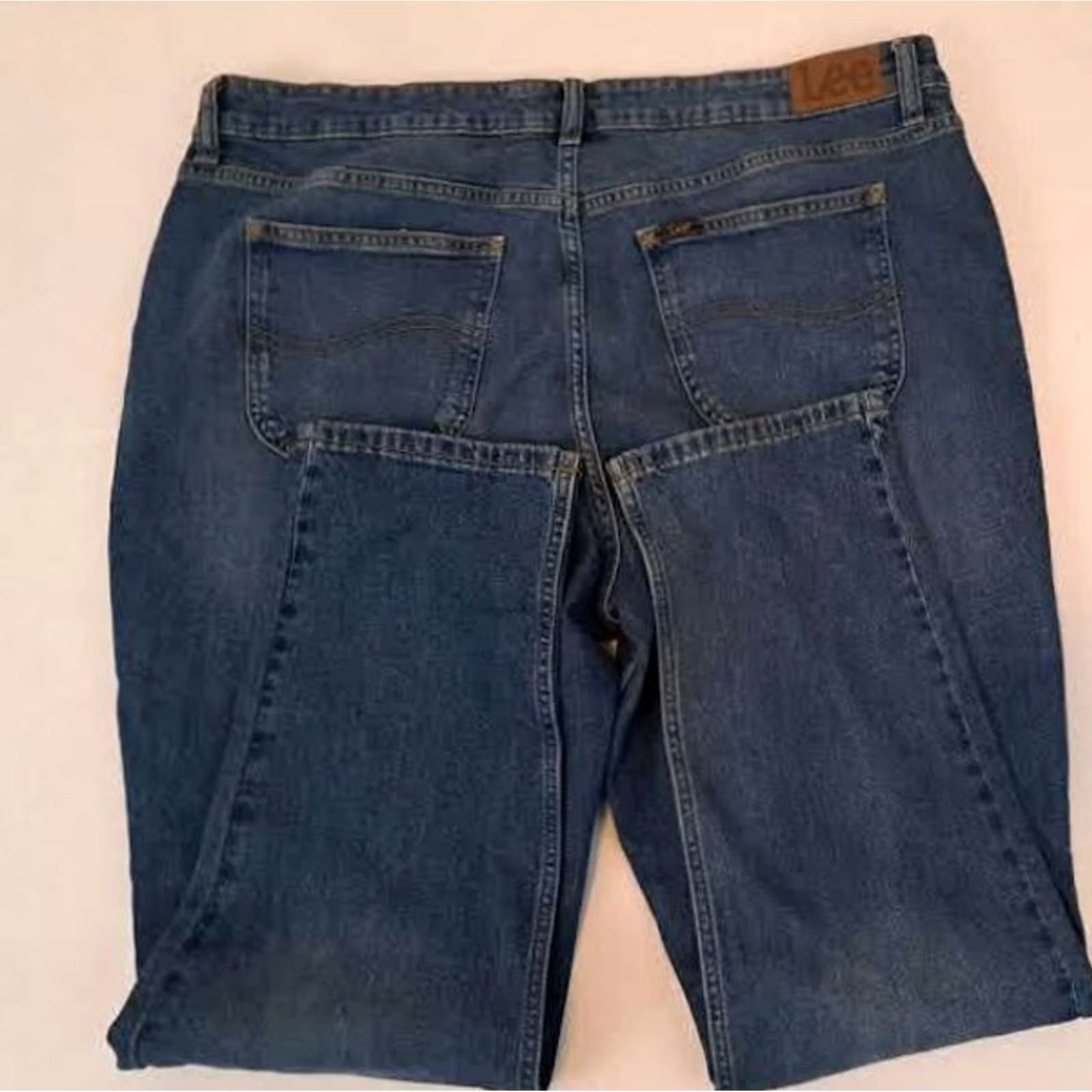 Lee Vintage Lee Heritage Denim Womens Straight Jeans 18 M NWT Blue Size 40" / US 18 - 5 Thumbnail