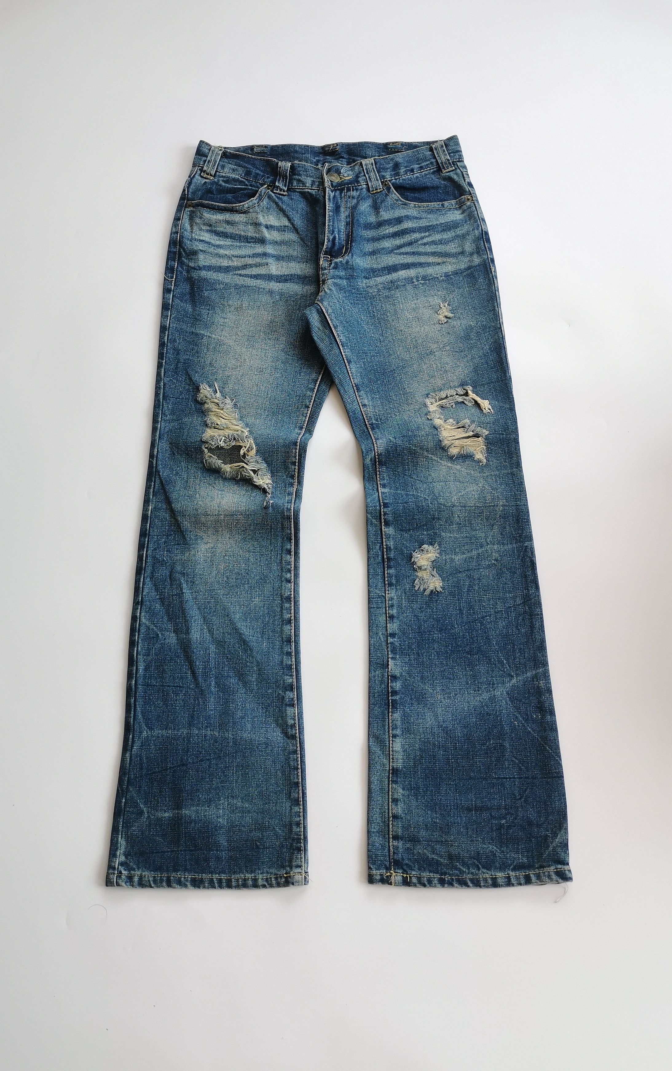 Kapital Ripped flared jeans Size US 30 / EU 46 - 1 Thumbnail