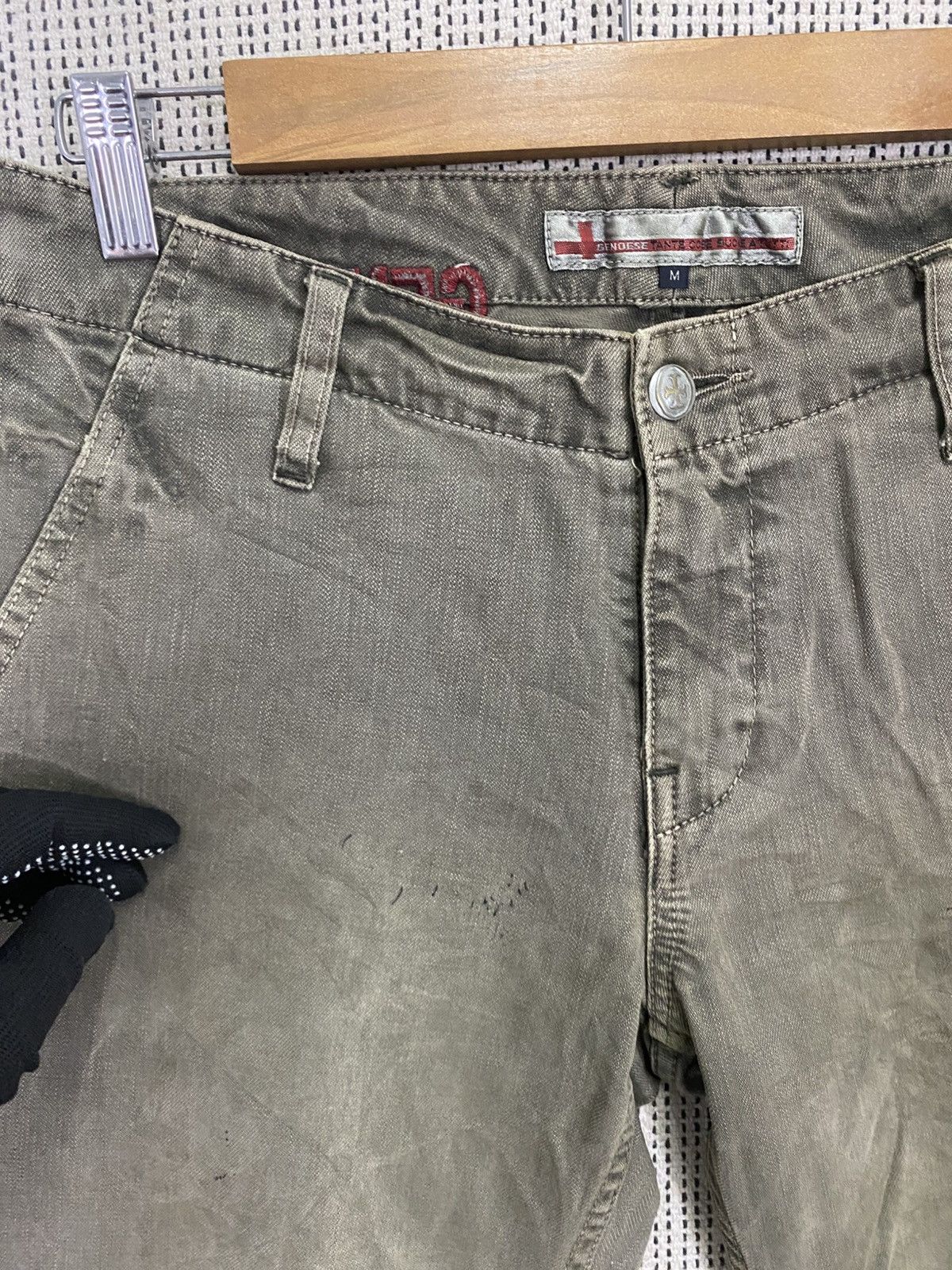 If Six Was Nine 🔥PUNK FASHION🔥Genoese flared pant multipocket distressed Size US 32 / EU 48 - 16 Thumbnail