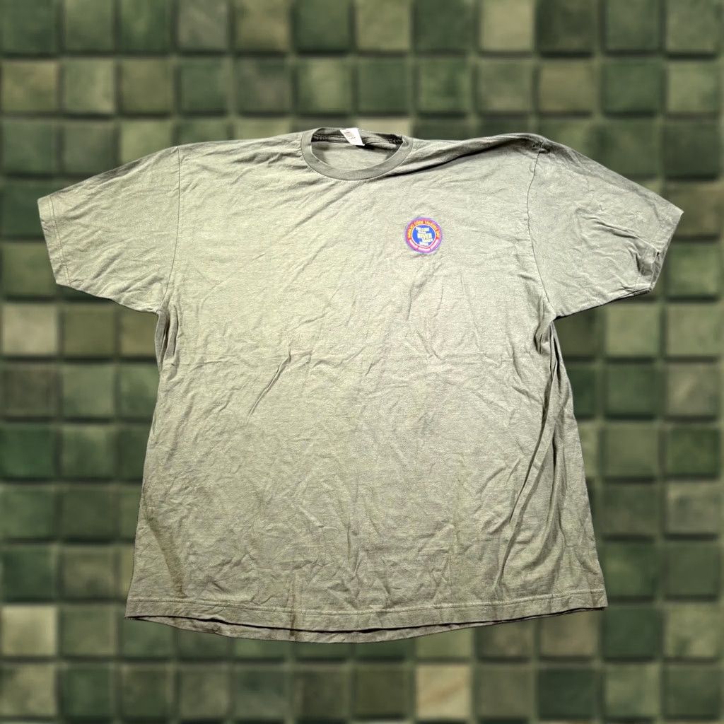 Tultex VINTAGE Tultex 202 T-Shirt Men’s 3XL Green Navajo Code Talkers Day Casual Outdoor Shirt Mens Short Sleeve Cotton Navyjo Code Talkers Day Size US XXL / EU 58 / 5 - 1 Thumbnail