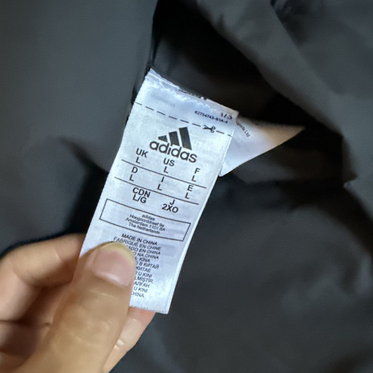 Adidas Adidas Sherpa Reversible Jacket GF0051 Gray High Pile Size US L / EU 52-54 / 3 - 5 Thumbnail