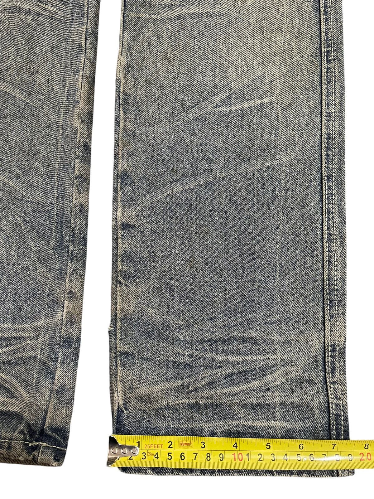 14th Addiction Vintage Japanese Brand Mud Wash Style Distress Jeans Size US 34 / EU 50 - 16 Thumbnail