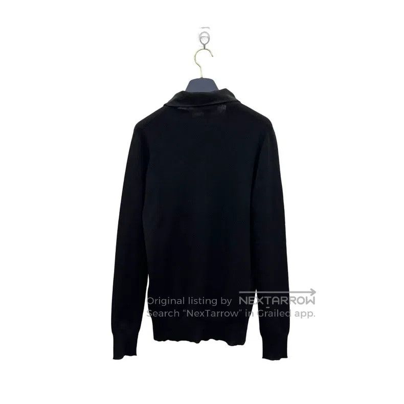 Louis Vuitton Louis Vuitton Black knit silk ribbon long sleeves Size US L / EU 52-54 / 3 - 2 Thumbnail