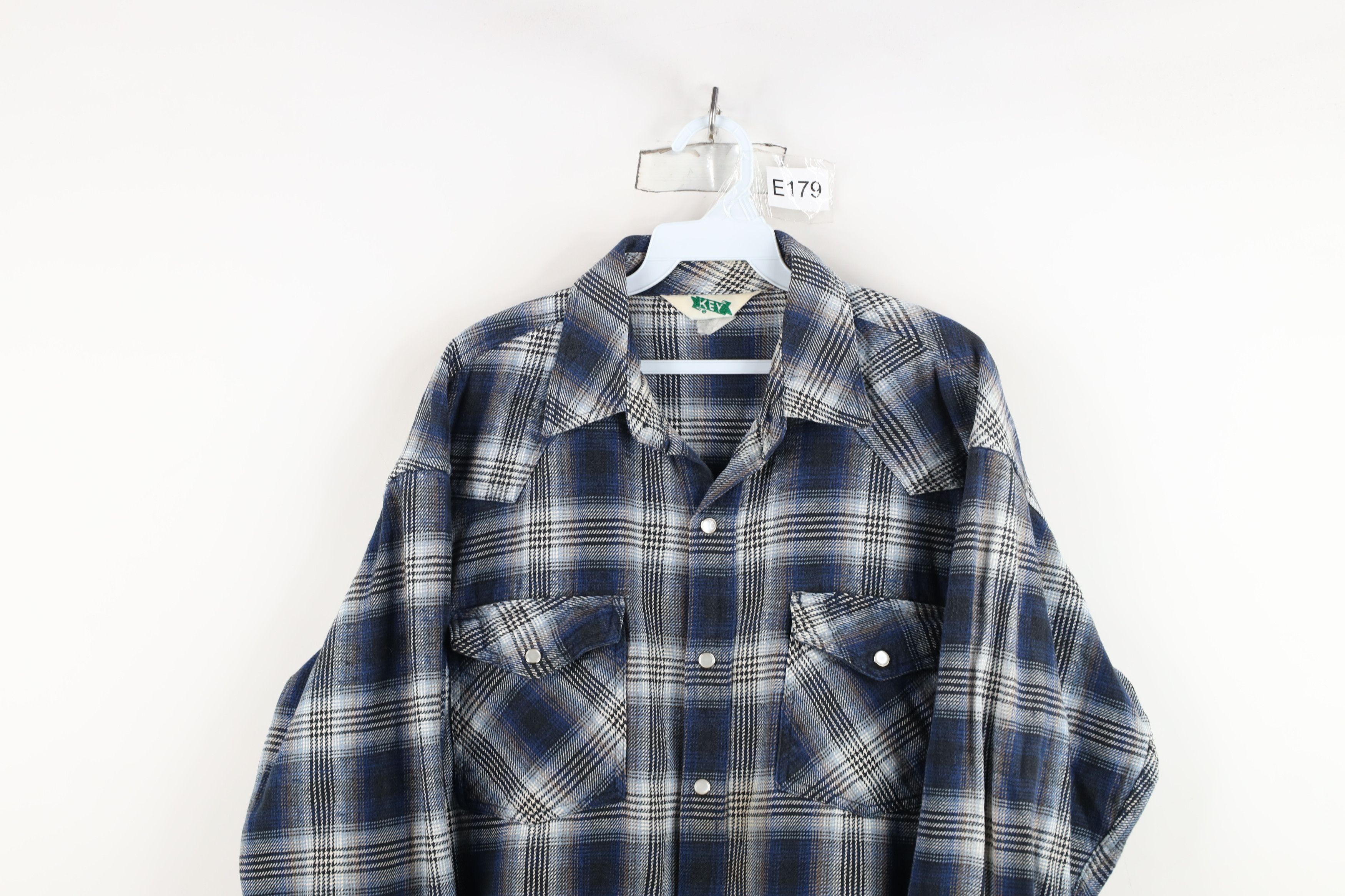 Vintage Vintage 90s Streetwear Flannel Western Snap Button Shirt Size US XXL / EU 58 / 5 - 2 Thumbnail