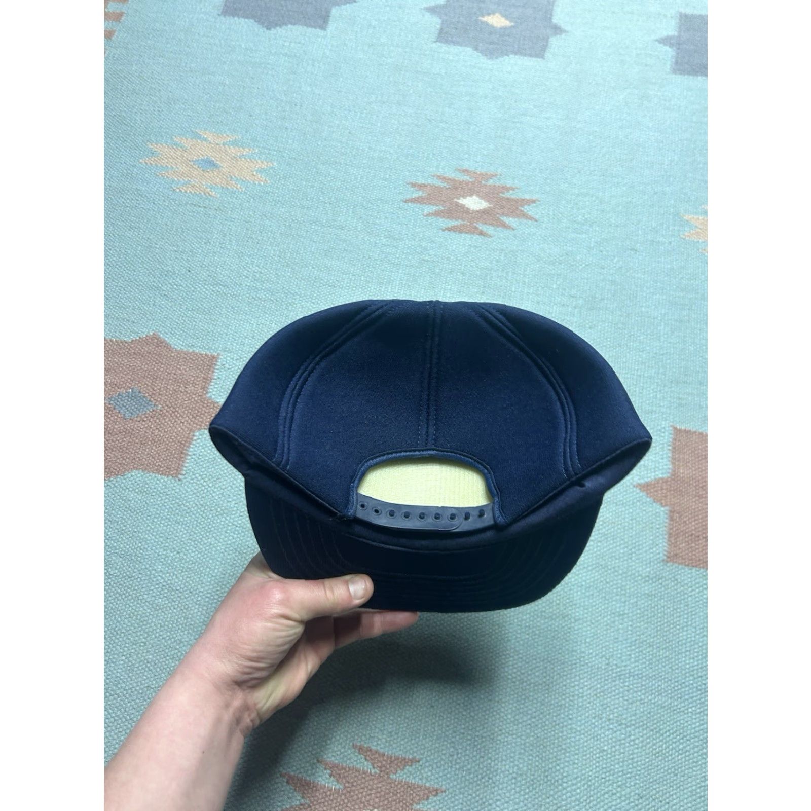 Vintage VINTAGE Auburn Snapback Hat Cap Michigan Farm Blue USA Adjustable Men Size ONE SIZE - 4 Thumbnail