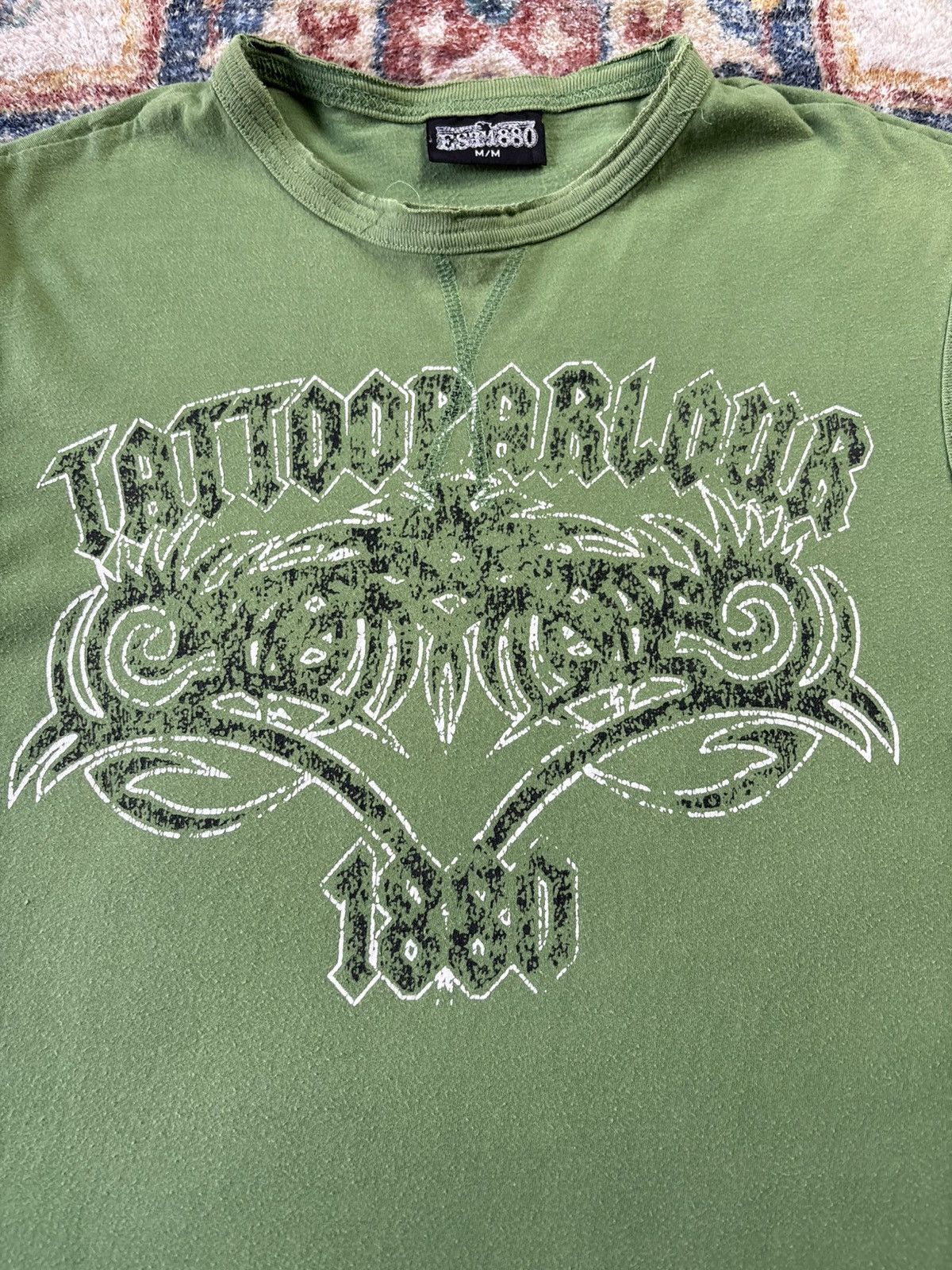 Vintage Vintage Y2K Tattoo Parlour Sleeveless Top Medium Size US M / EU 48-50 / 2 - 4 Thumbnail