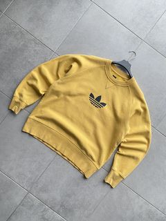 Vintage mustard on sale yellow adidas jumper