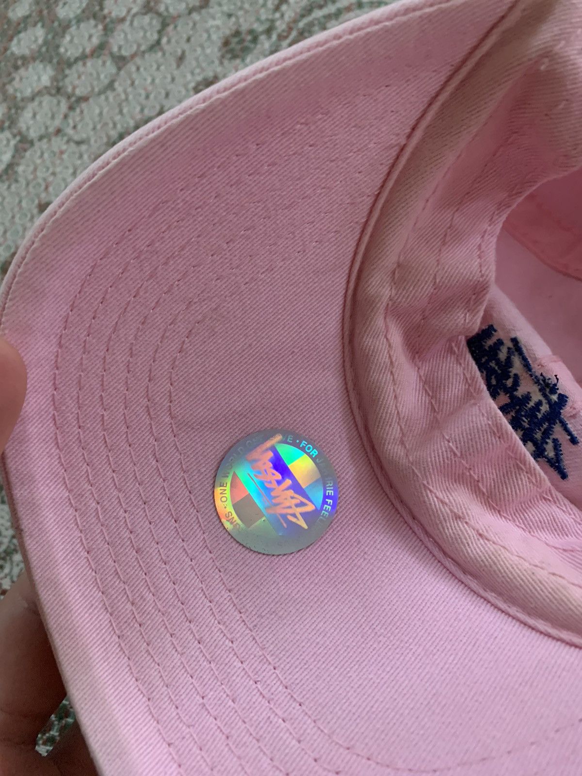 Japanese Brand × Stussy Stussy pink cap streetwear Size ONE SIZE - 4 Thumbnail